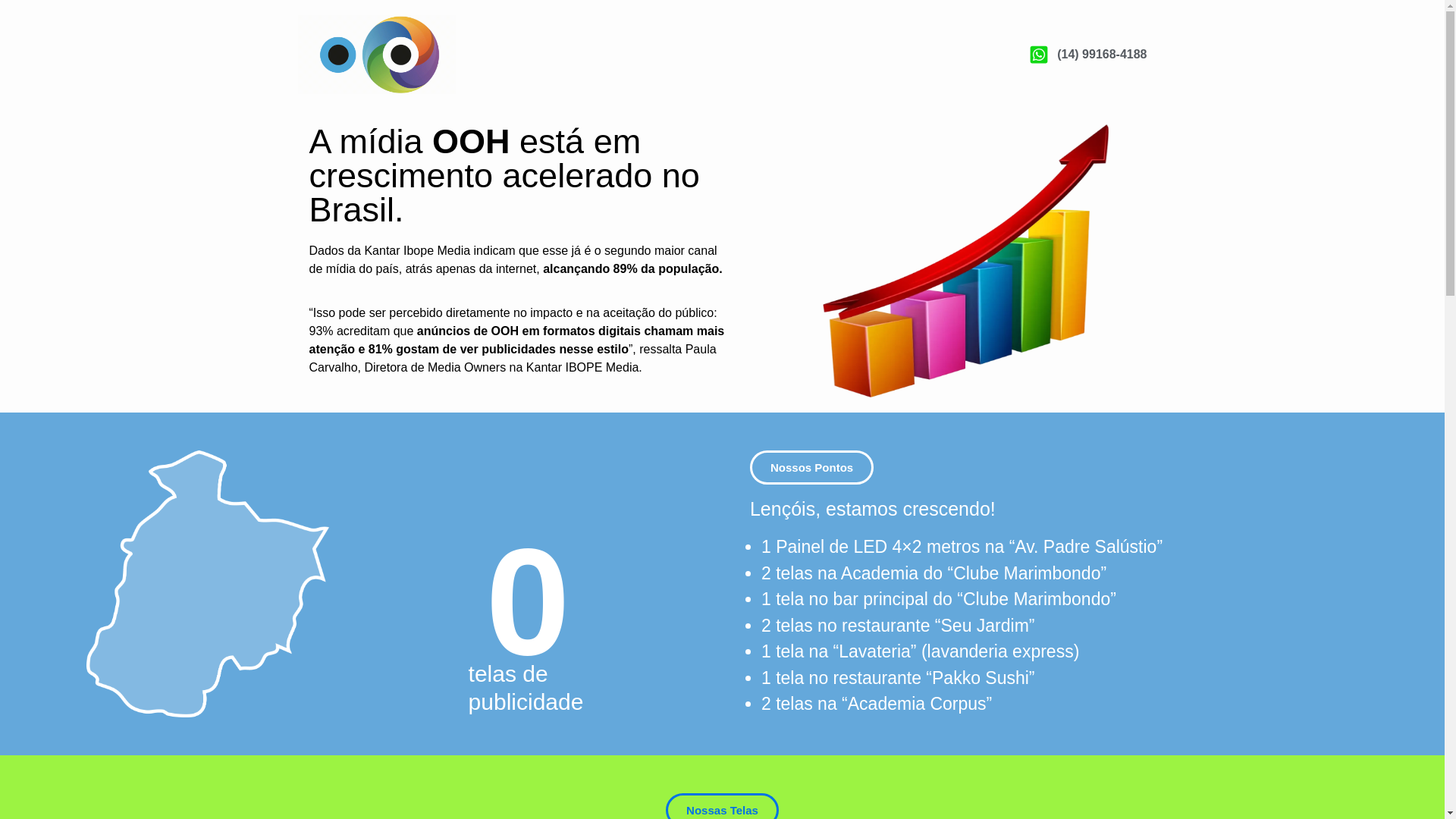 website screenshot of https://inovepaineis.com.br/