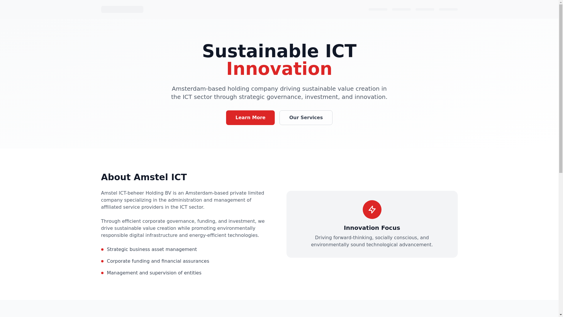 website screenshot of https://amstelictholding1.pages.dev/