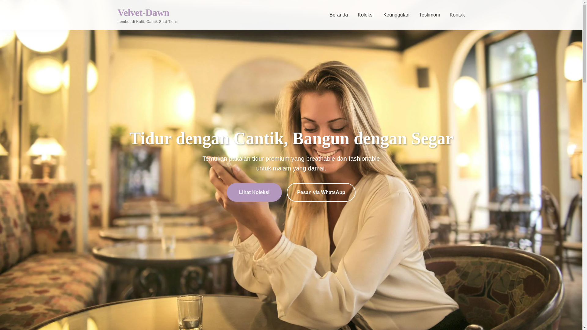 website screenshot of https://velvet-dawn.pages.dev/