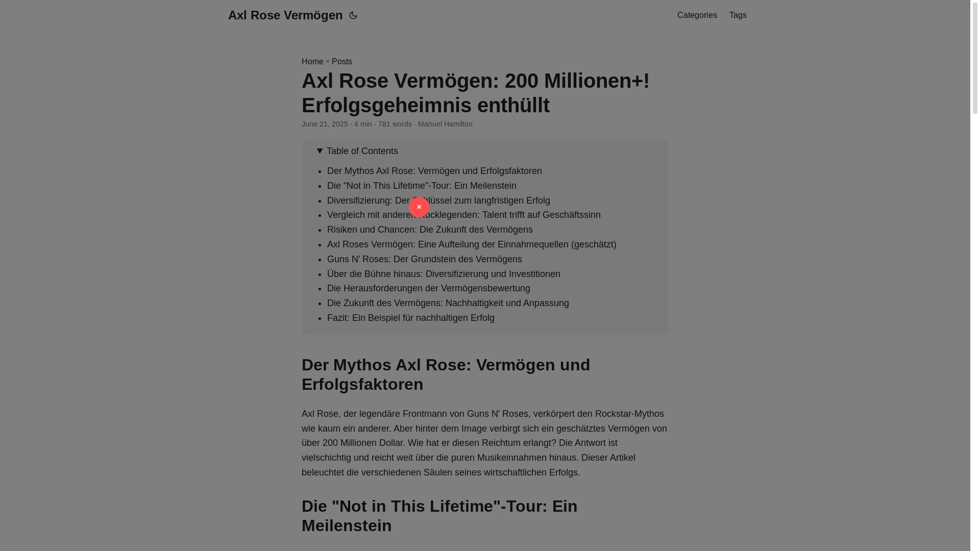 website screenshot of https://axl-rose-vermogen.pages.dev/
