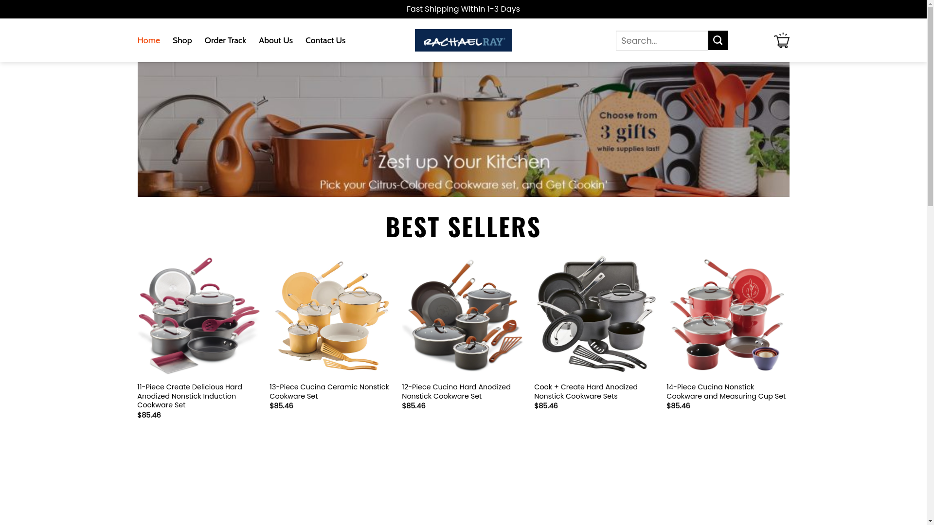 website screenshot of https://therachaelray.shop/