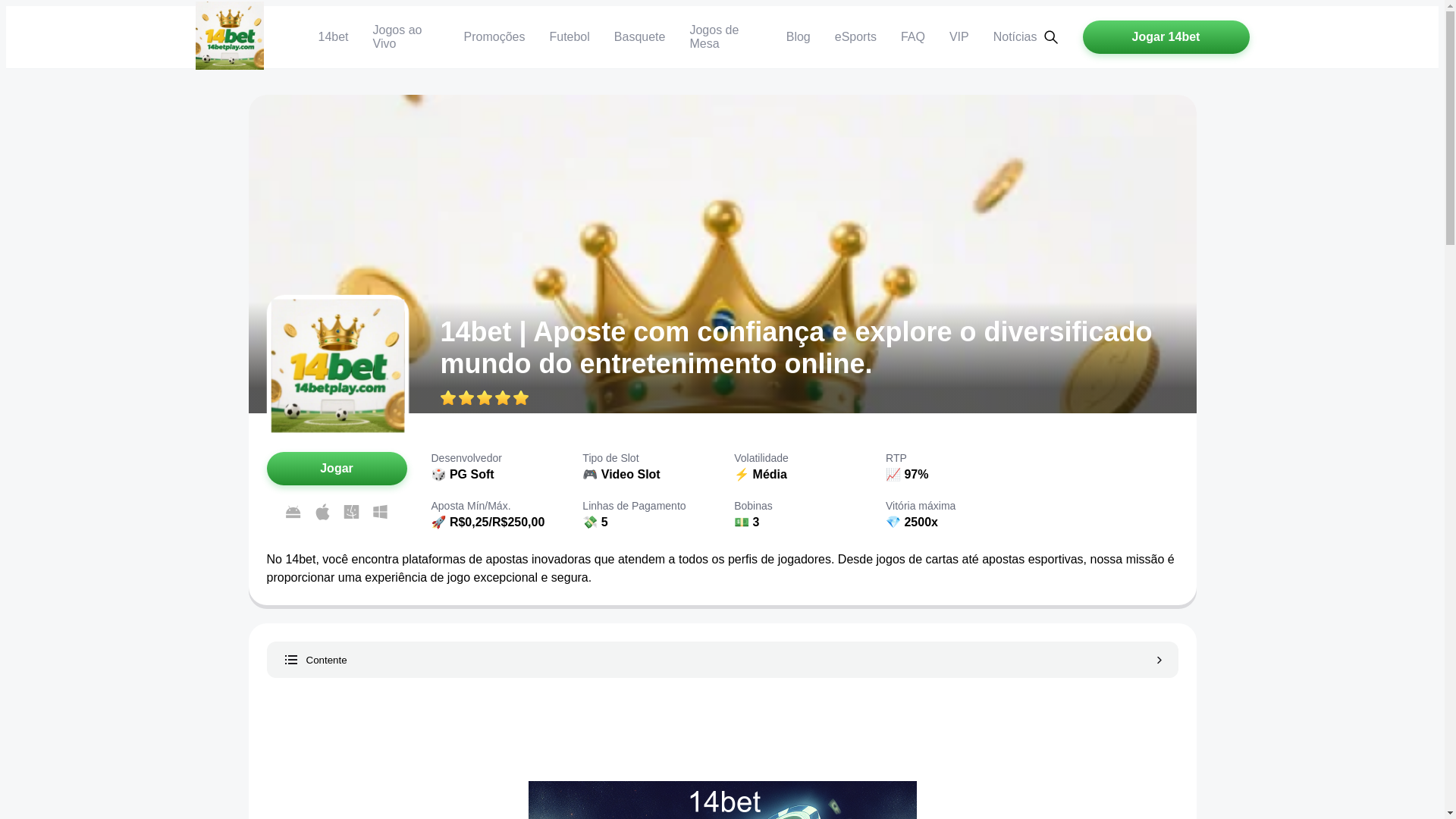 website screenshot of https://14betplay.com/