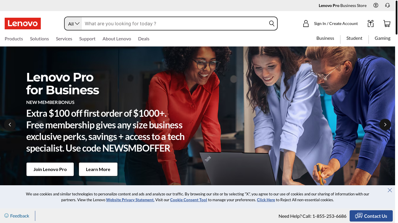 website screenshot of http://shop.lenovo.com/us/en/portals/communications/?CID=EDM_NA_US_2015_LID
