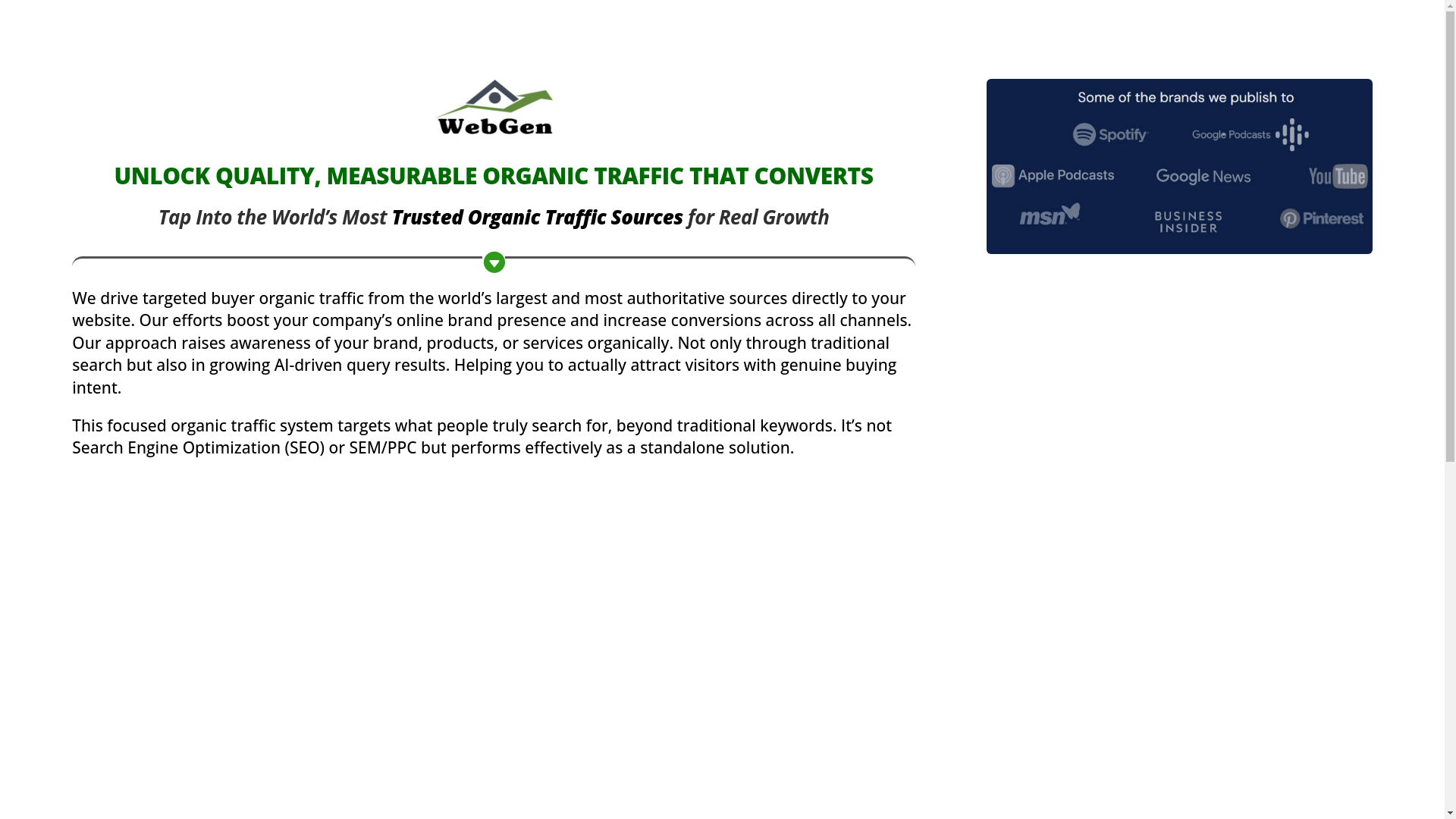 website screenshot of https://amplifywebgen.com/