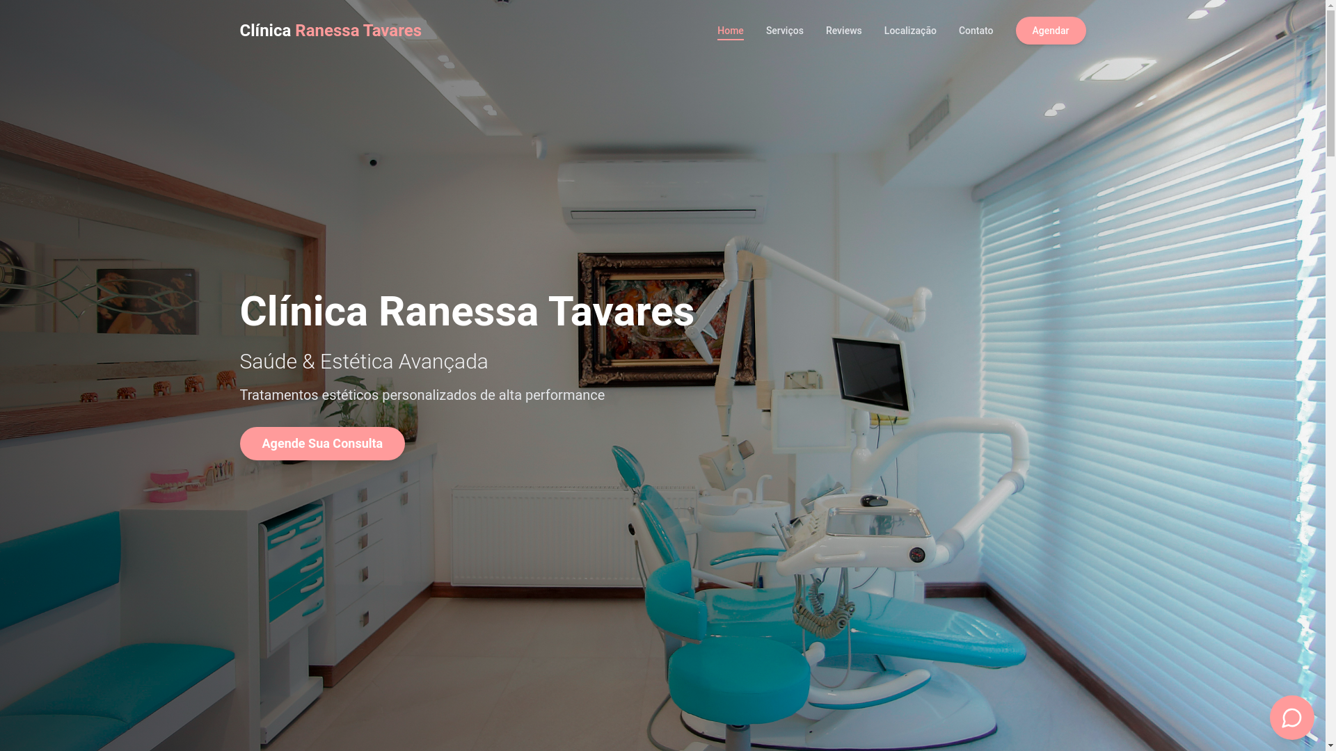 website screenshot of https://clinicaranessatavares.com/