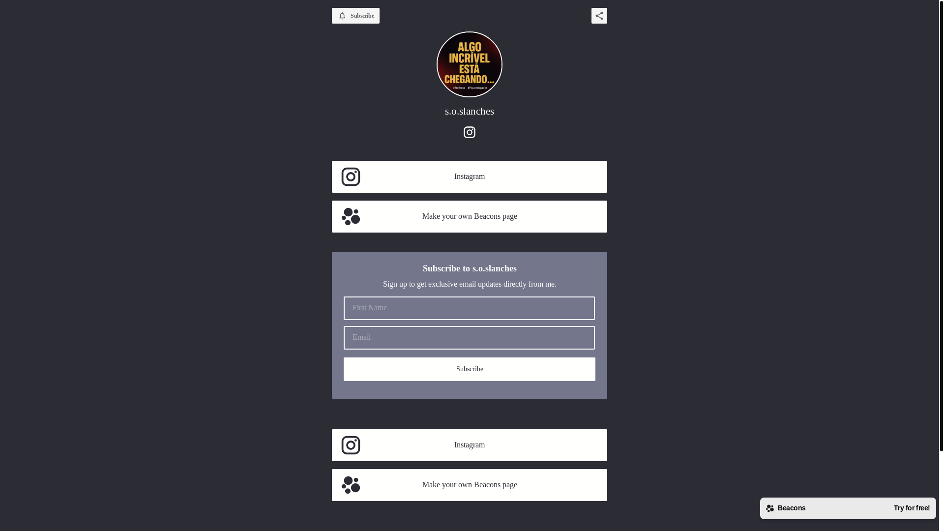 website screenshot of https://soslanches.com/