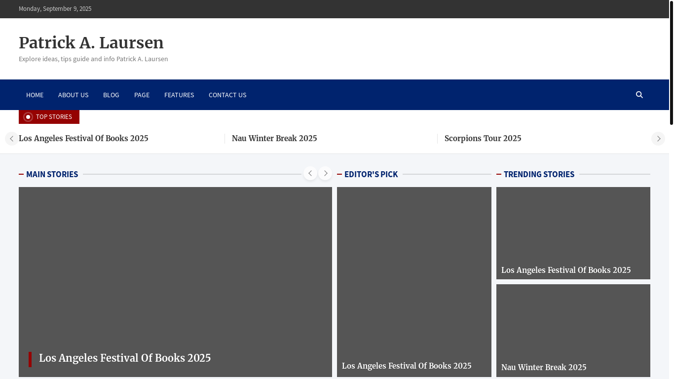 website screenshot of https://patricklaursena.pages.dev/