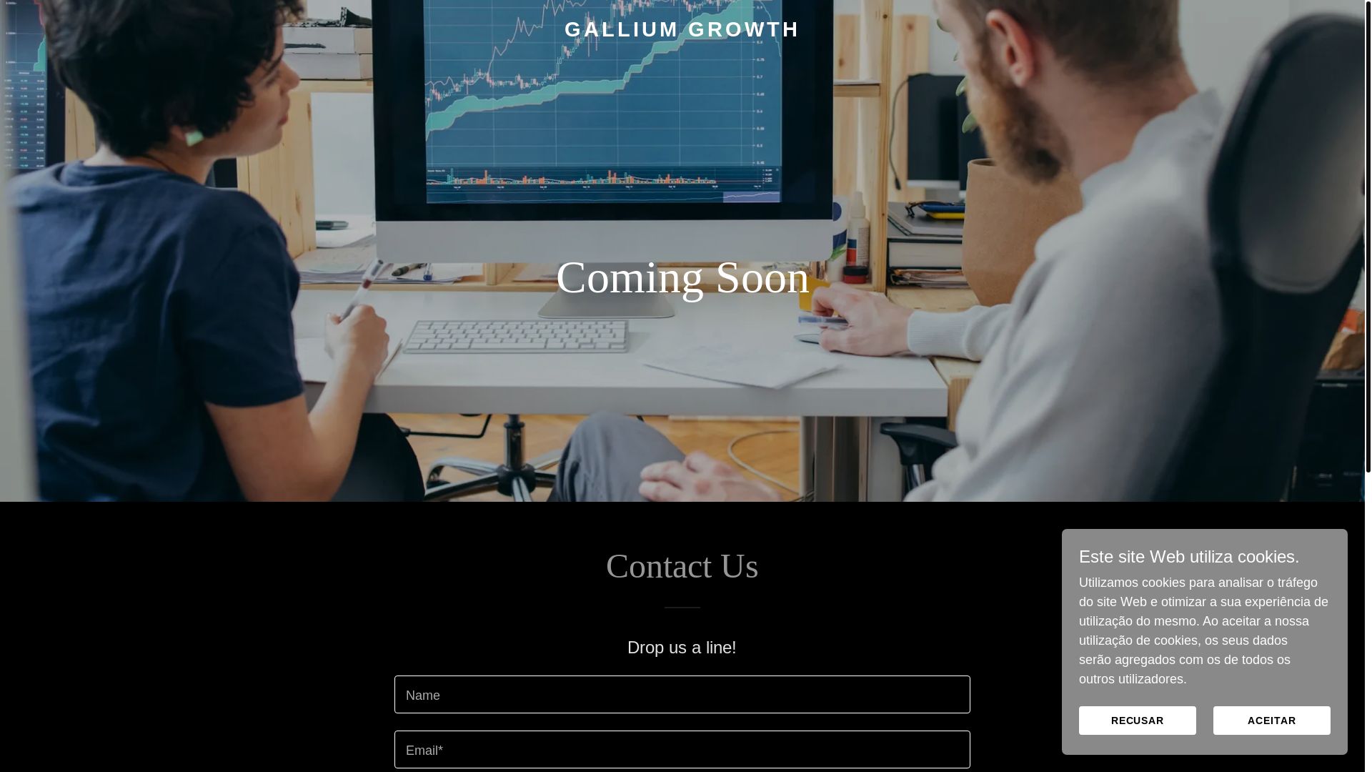 website screenshot of https://galliumgrowth.com/