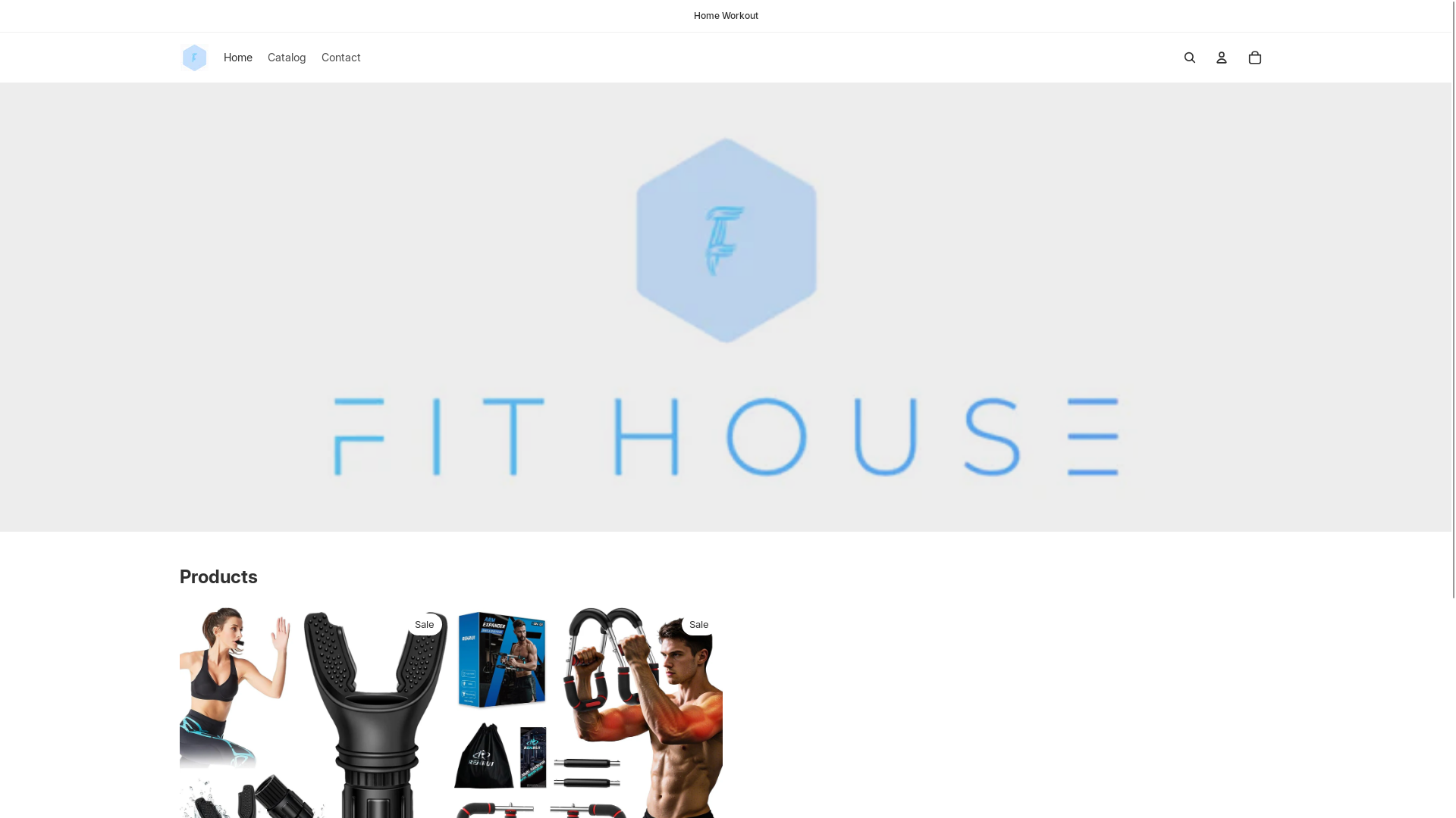website screenshot of https://fitnesthouse.com/