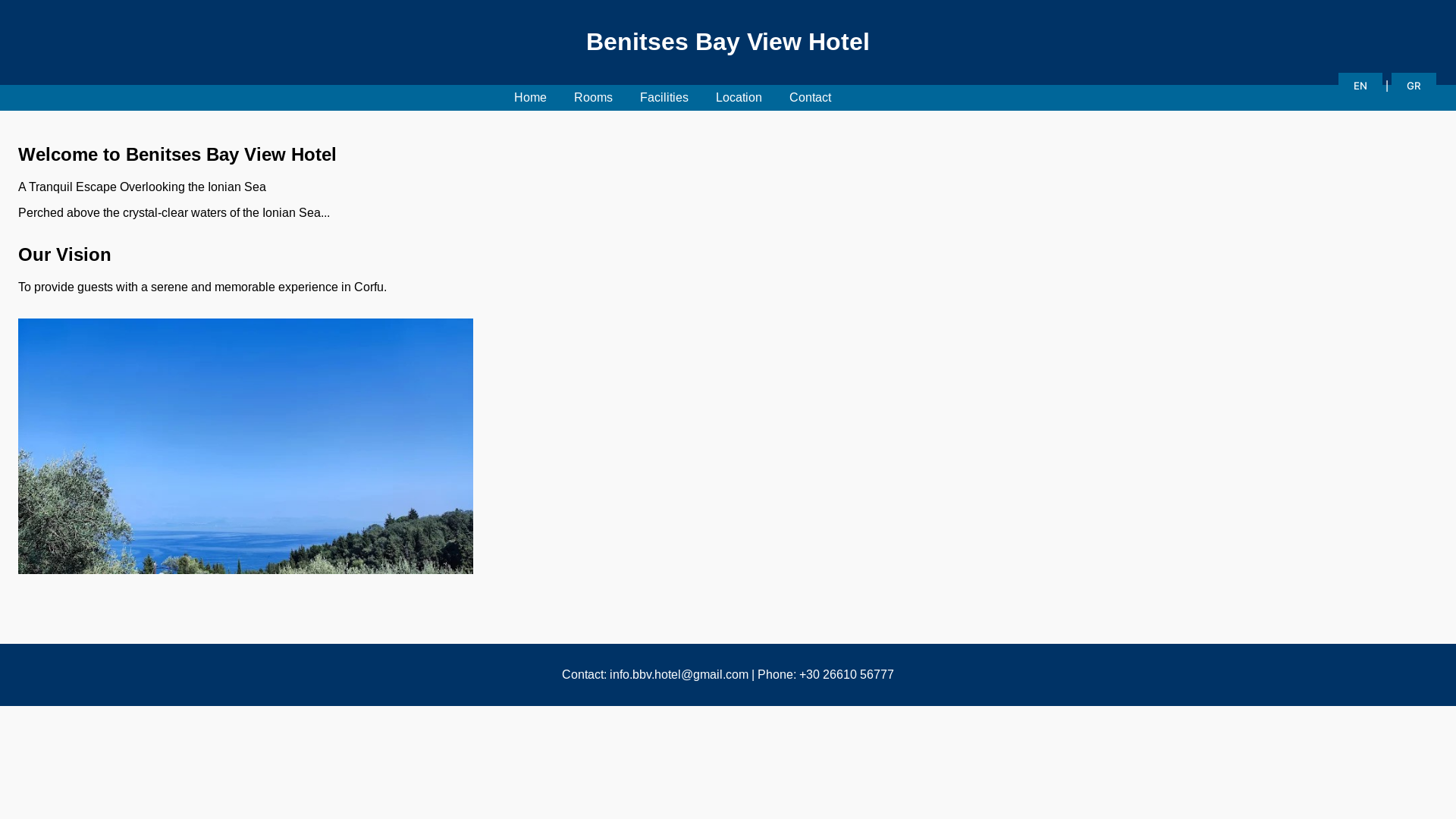 website screenshot of https://benitsesbayview.gr/