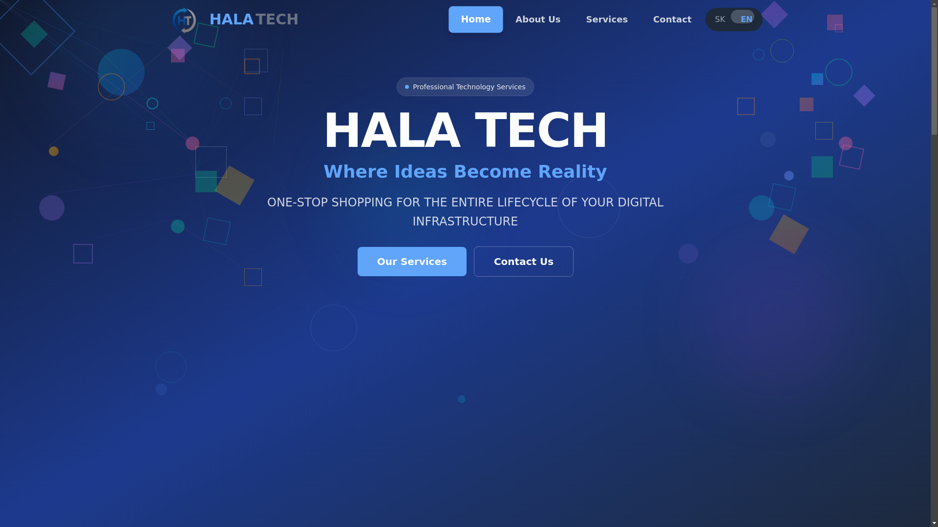 website screenshot of https://hala-tech-website.pages.dev/