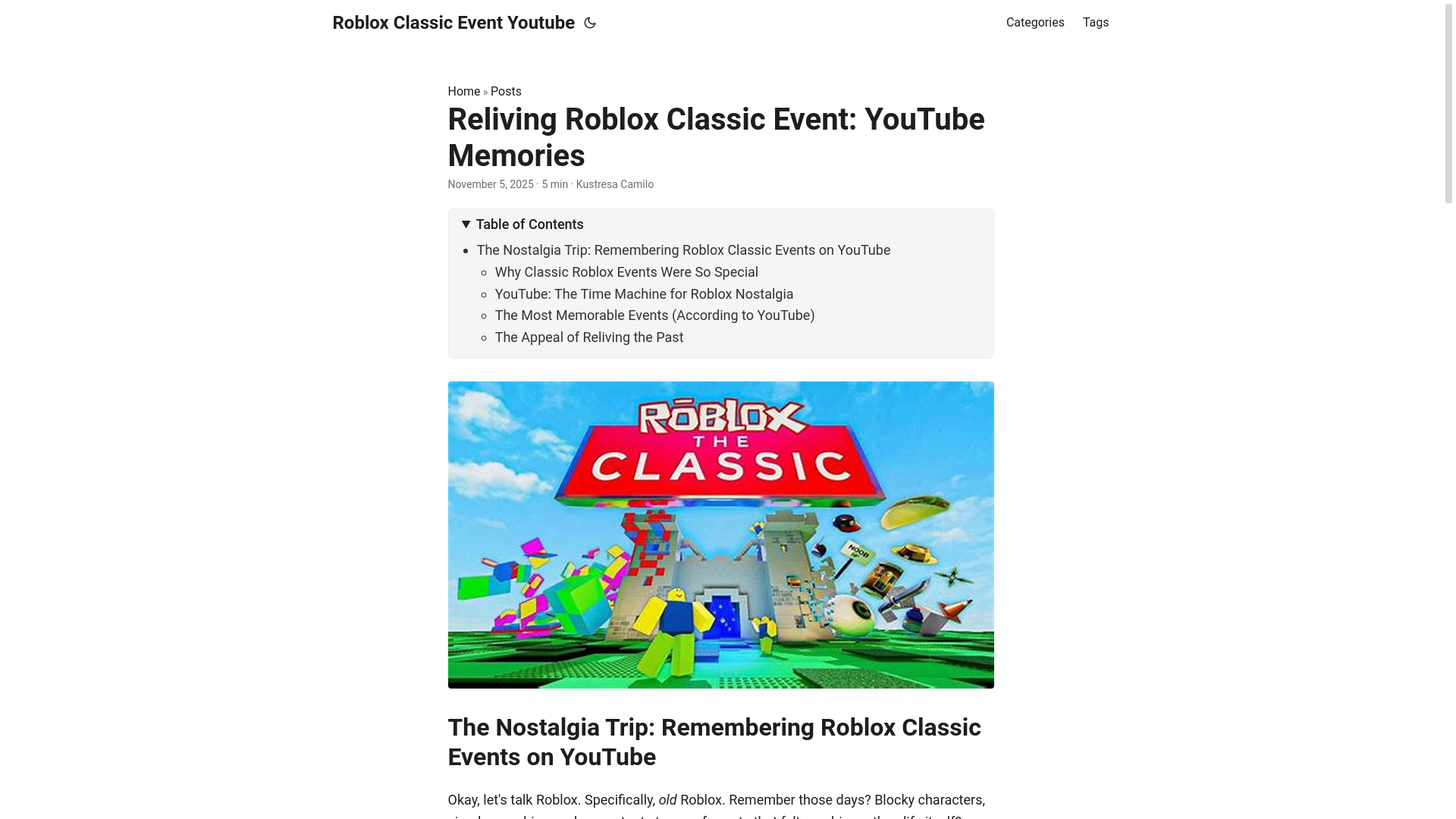 website screenshot of https://roblox-classic-event-youtube.pages.dev/