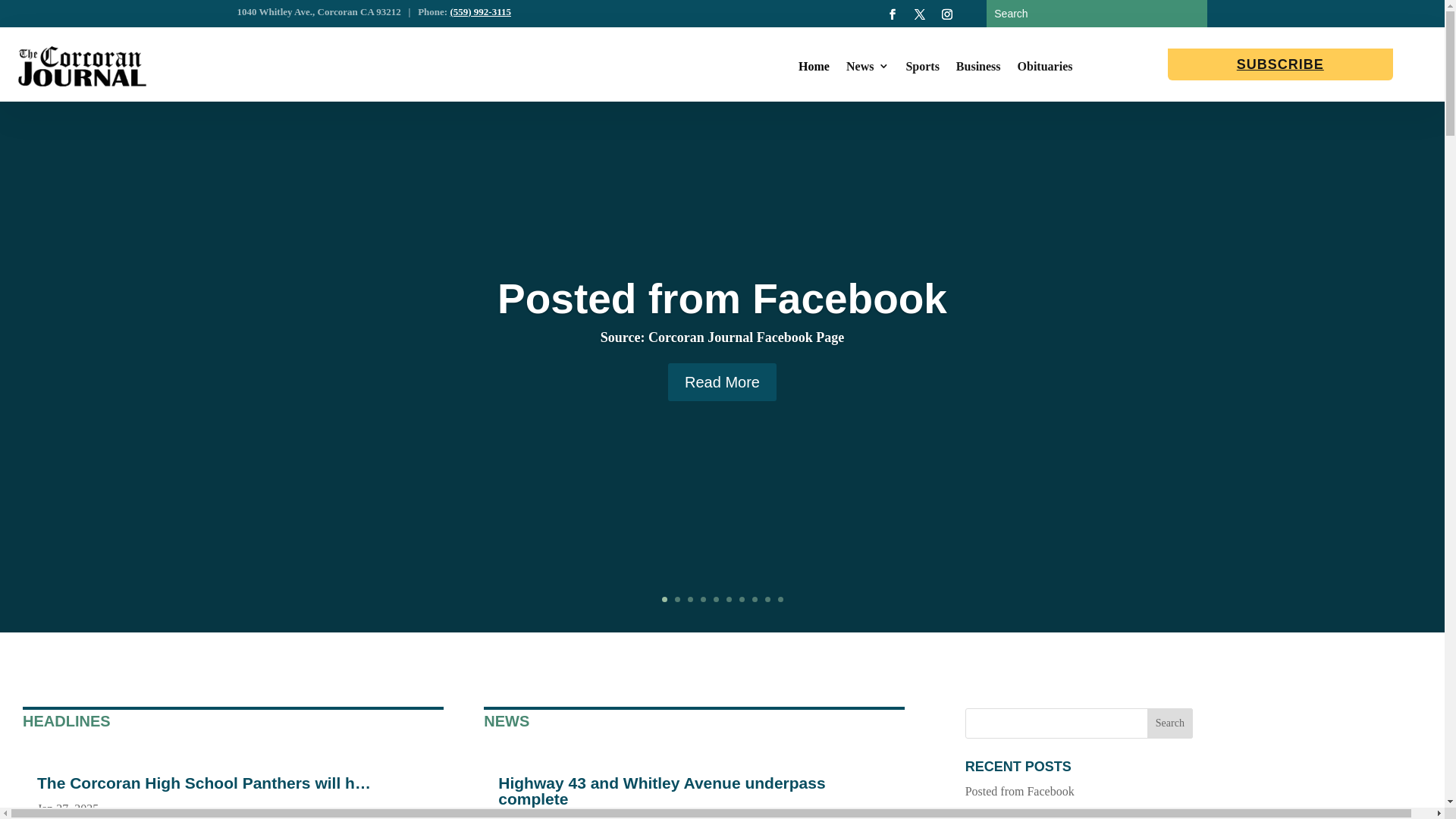 website screenshot of https://thecorcoranjournal.com/