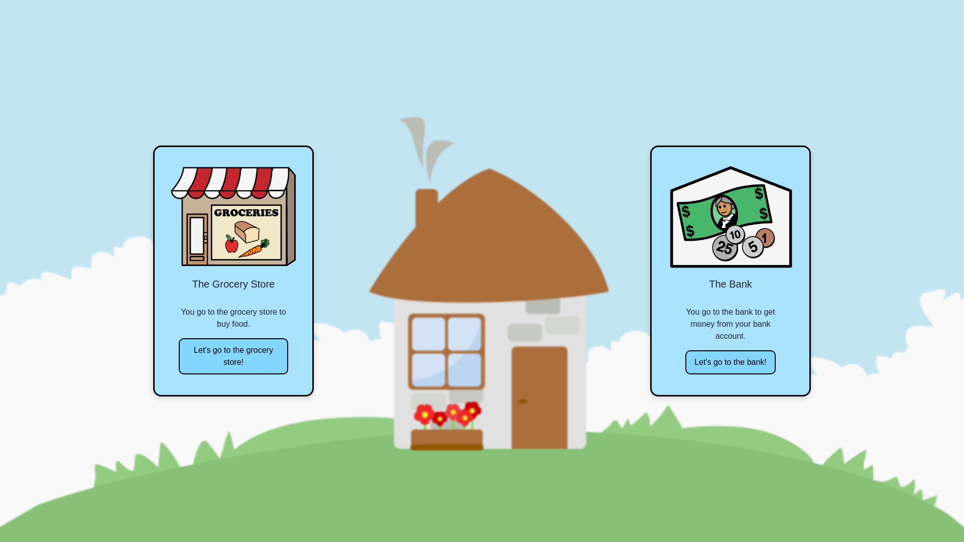 website screenshot of https://grocerystoresimulator.pages.dev/