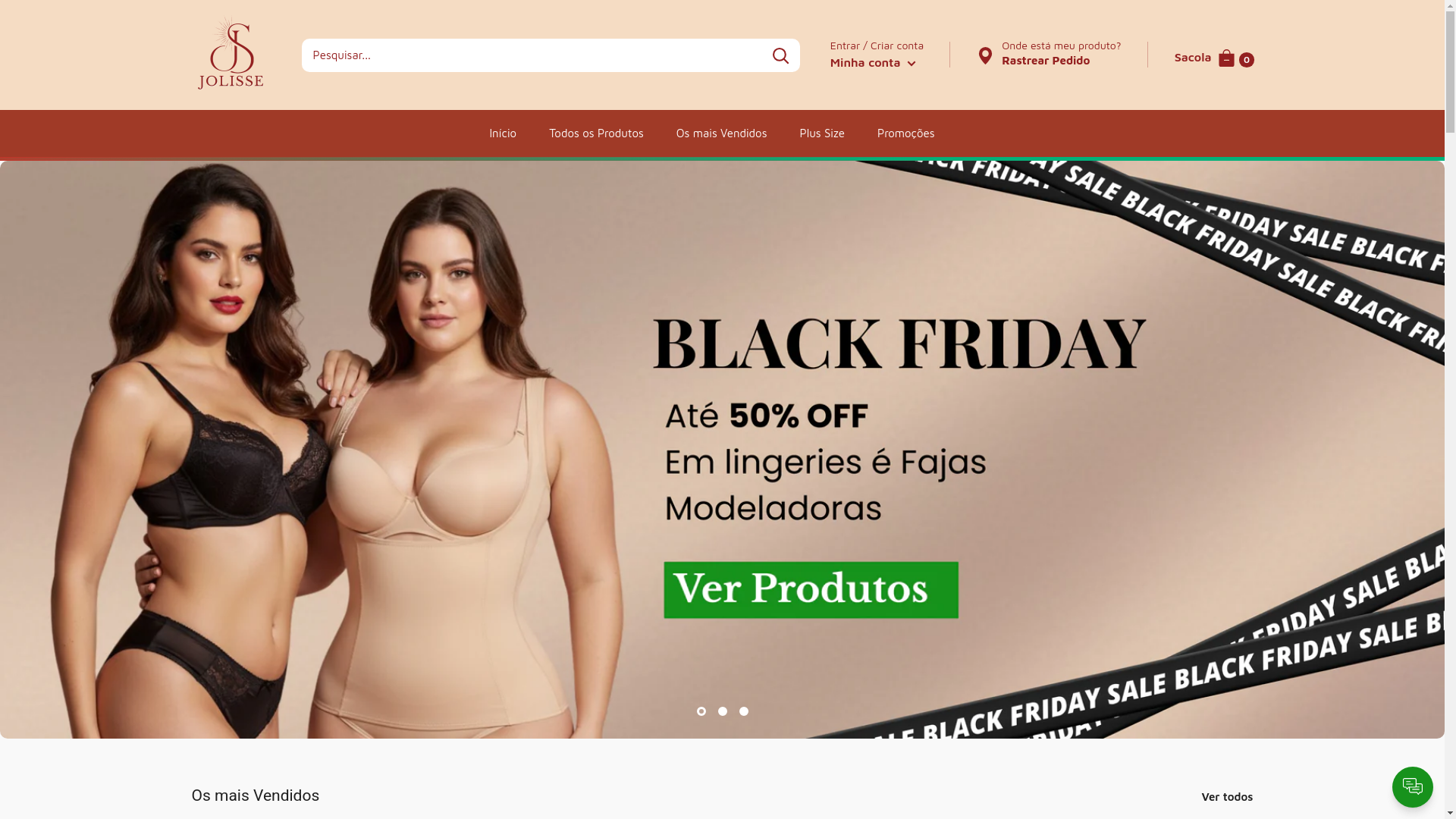 website screenshot of https://jolisse.com.br/