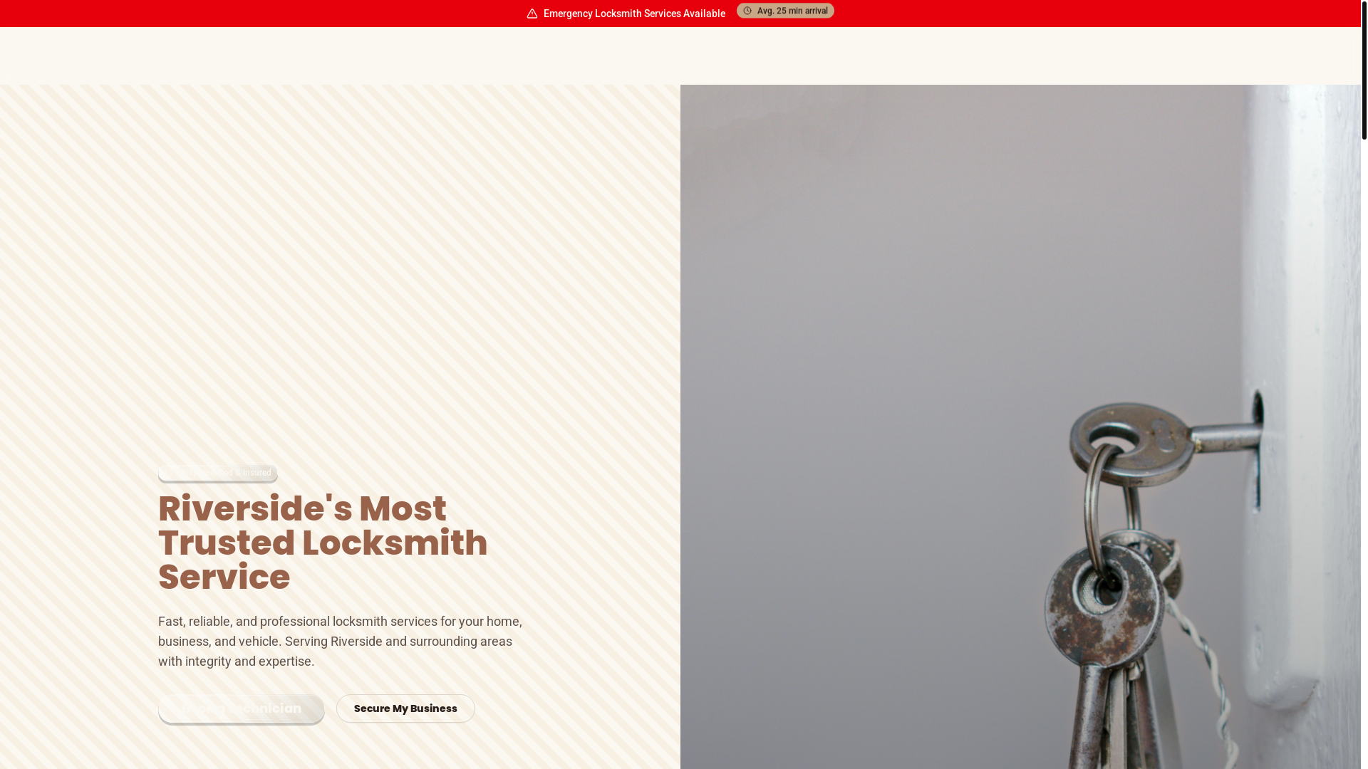 website screenshot of https://laloslockandkeyservice.com/