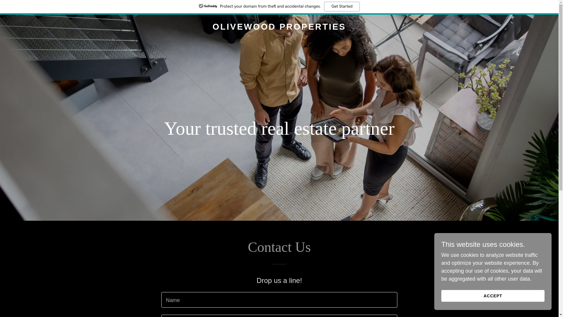 website screenshot of https://olivewoodproperties.com/