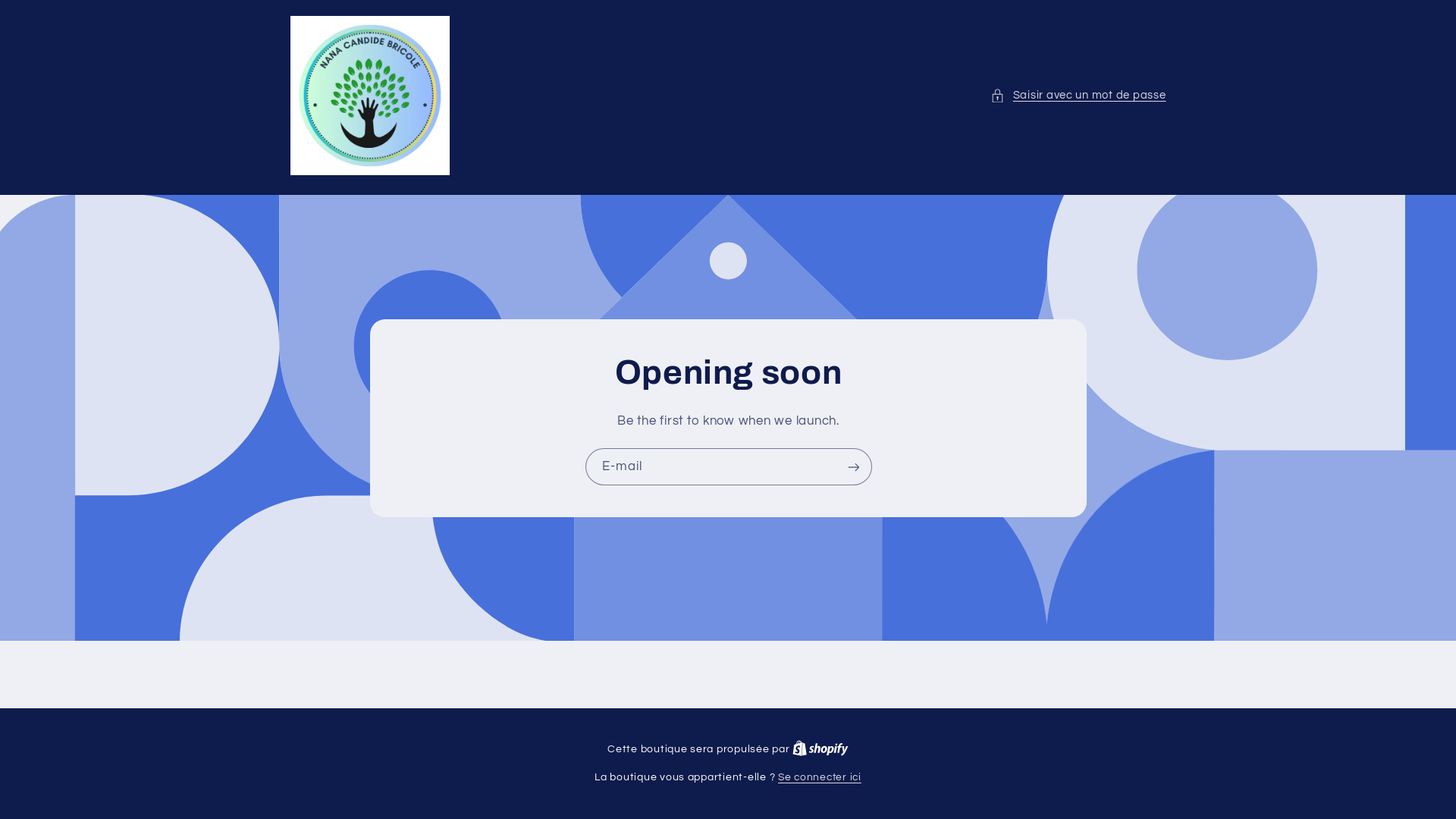 website screenshot of https://nanacandidebricole.fr/