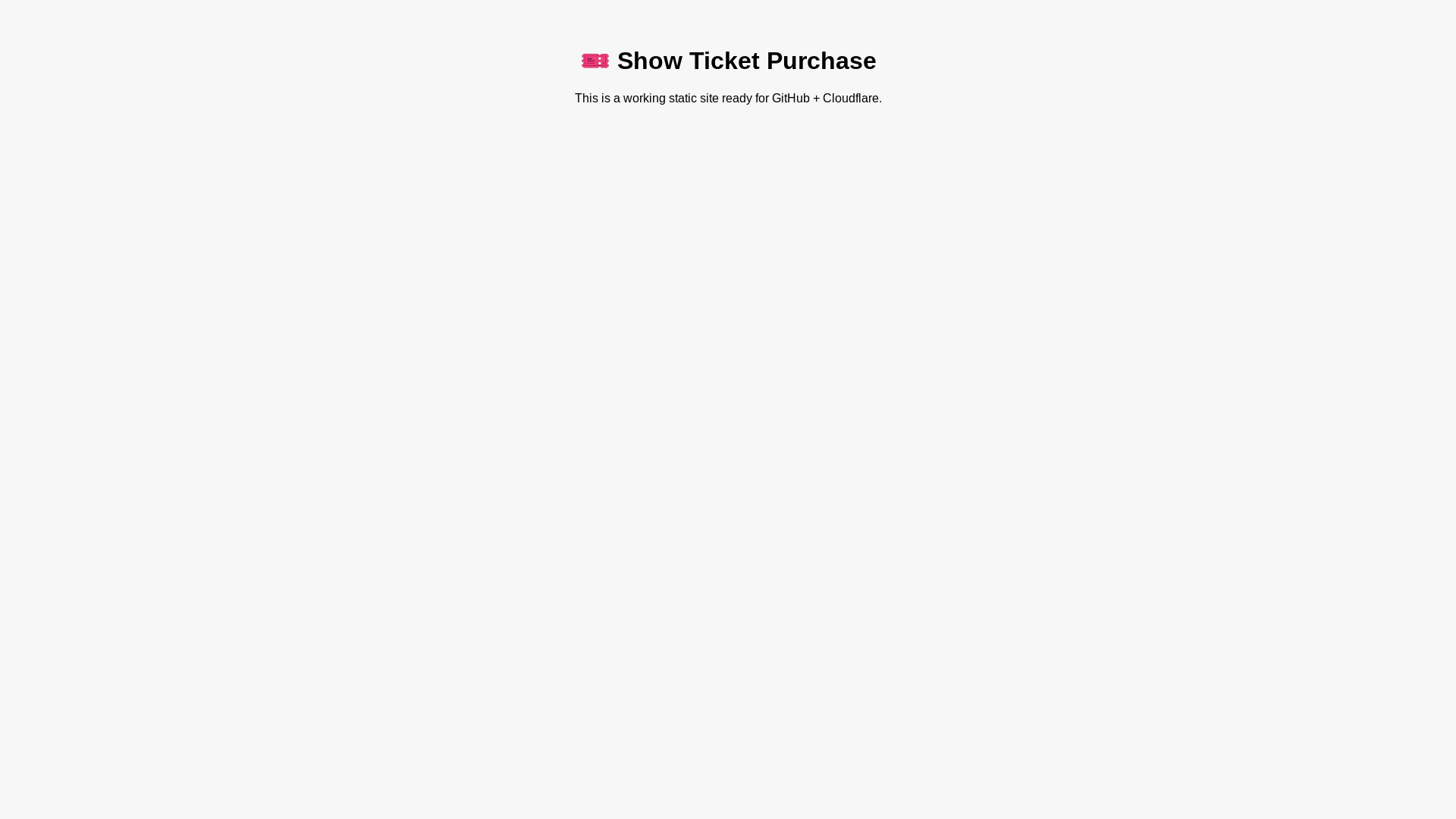 website screenshot of https://ticket-site.pages.dev/