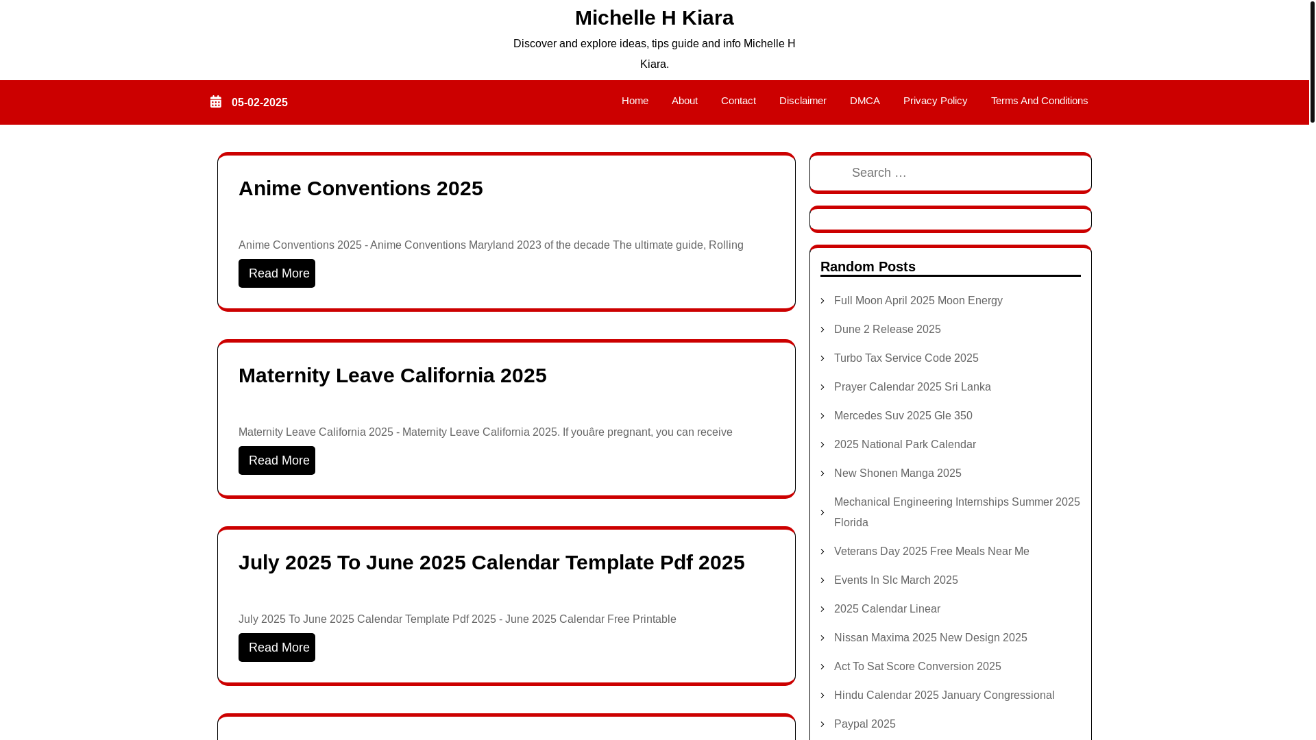 website screenshot of https://michellehkiara.pages.dev/