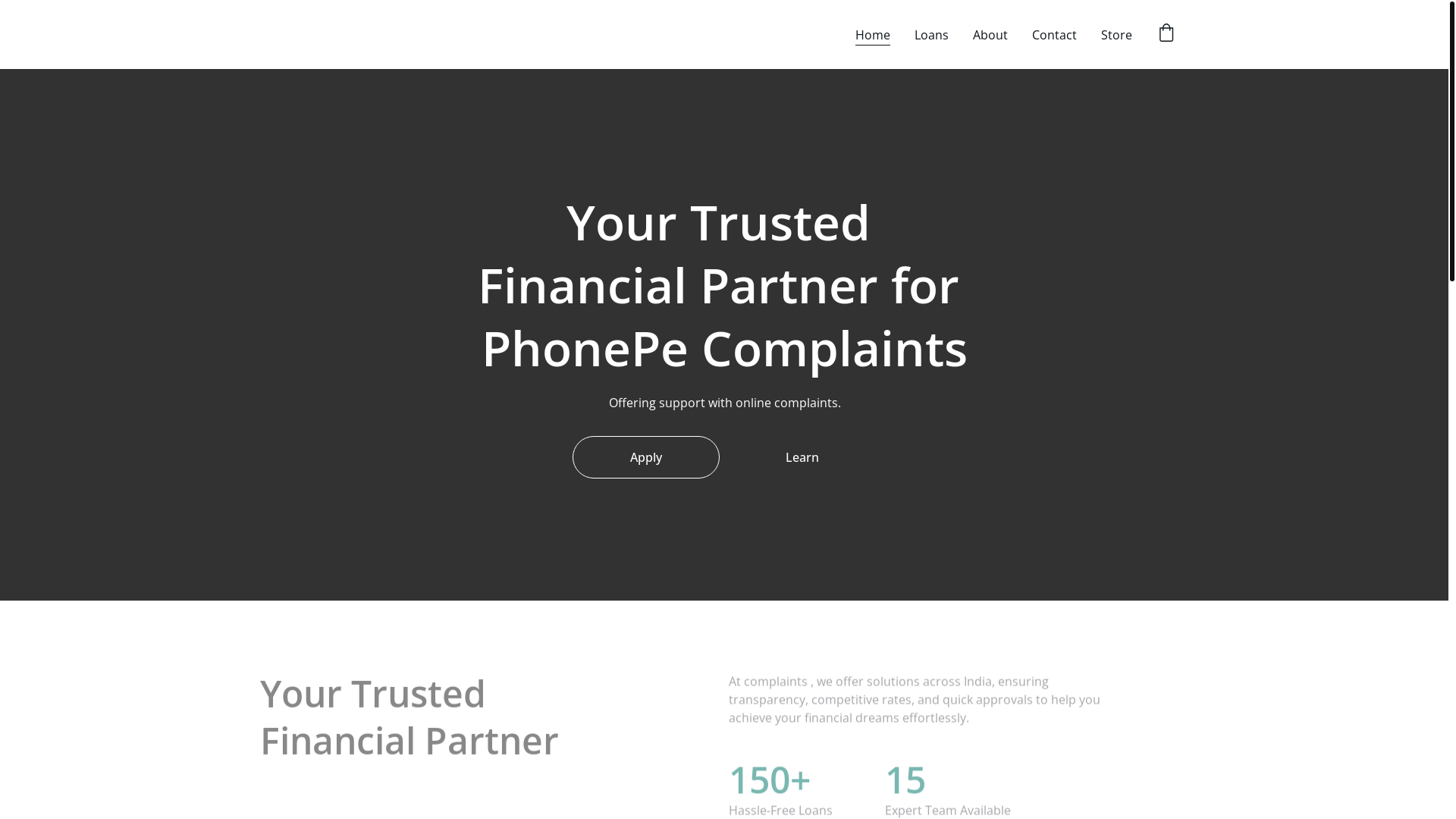website screenshot of https://quickcomplain.in/