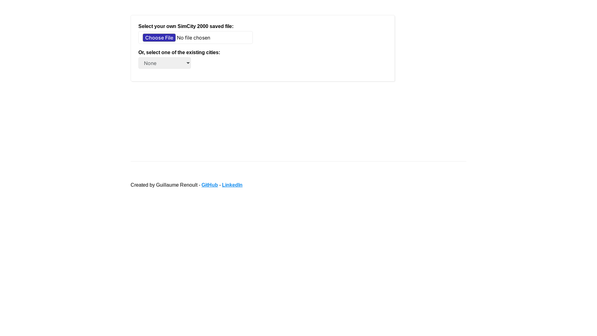 website screenshot of https://sc2k-save-editor.pages.dev/