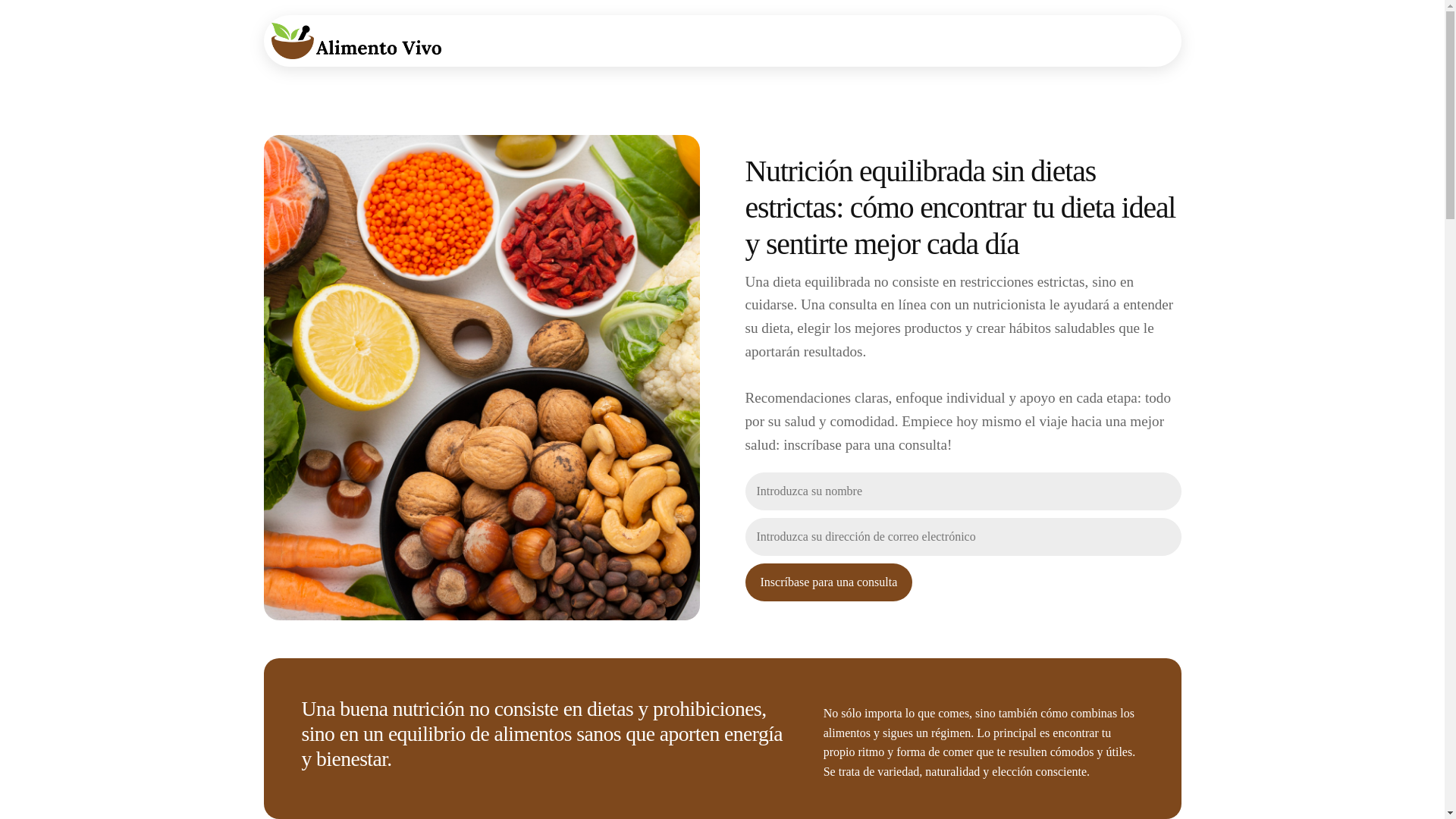 website screenshot of https://alimentovivoks.com/