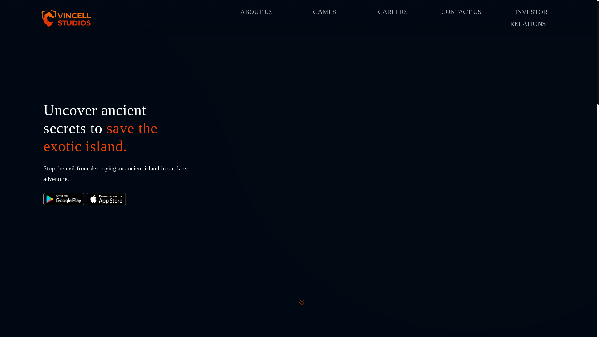 website screenshot of https://vincellstudio.in/