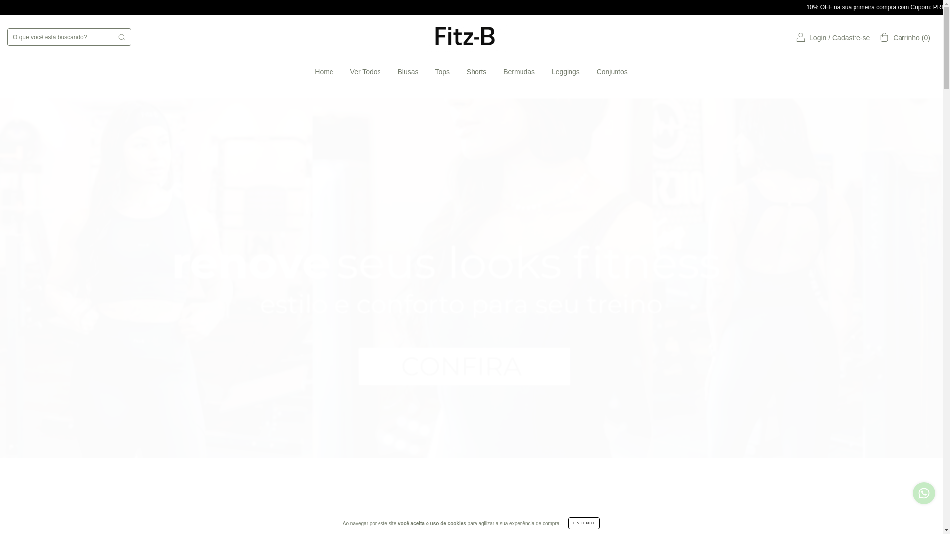 website screenshot of https://fitzb.com.br/