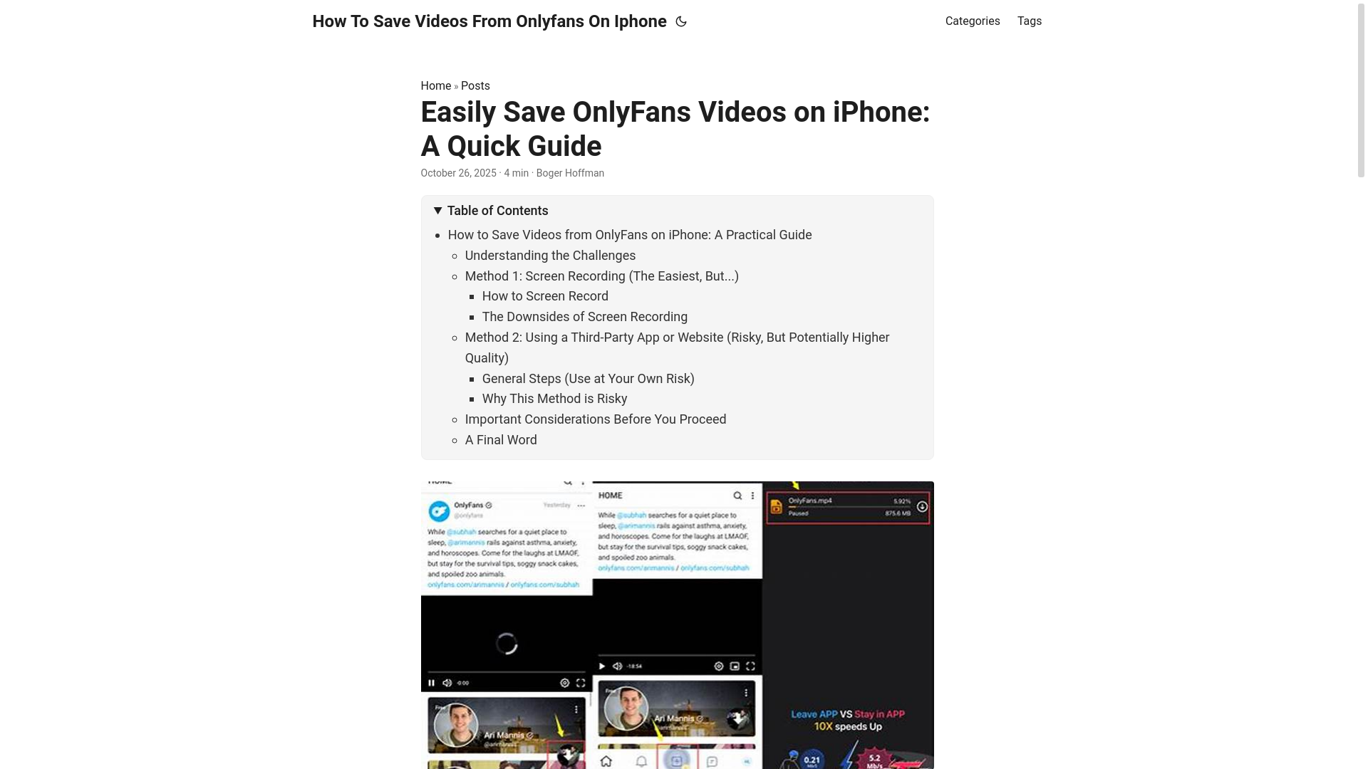 website screenshot of https://how-to-save-videos-from-onlyfans-on-iphone.pages.dev/