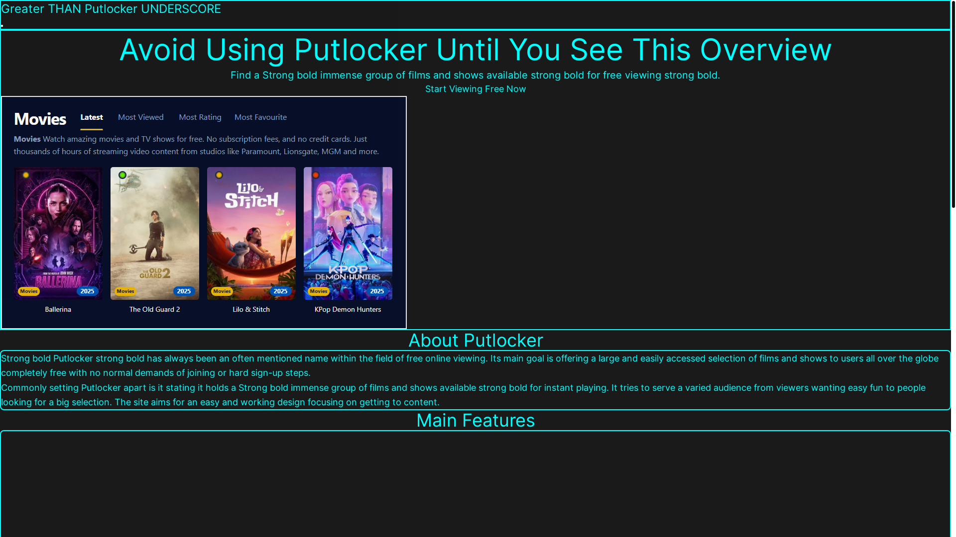 website screenshot of https://putlocker-xpjl.pages.dev/