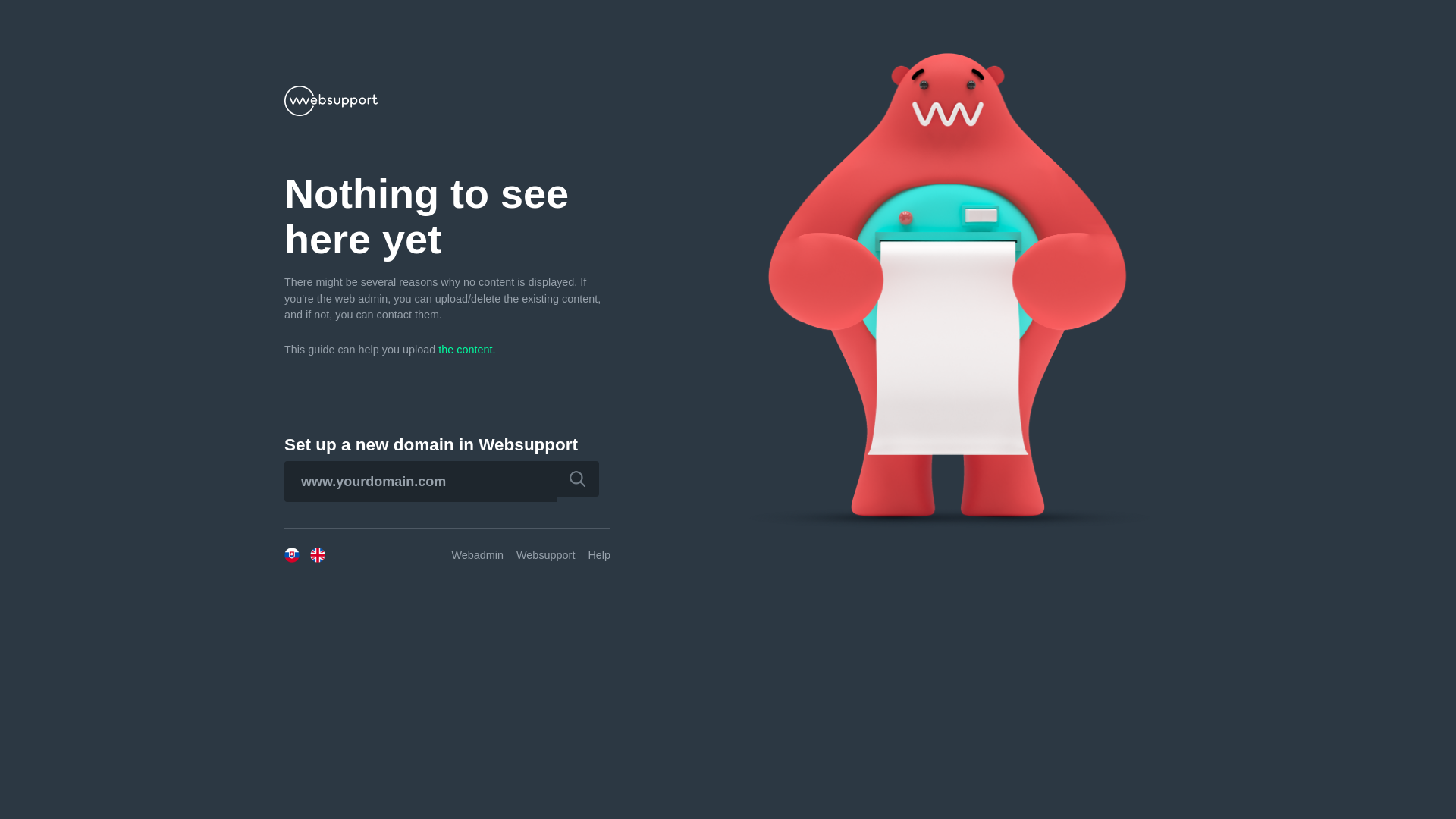 website screenshot of https://zeriavymroz.sk/