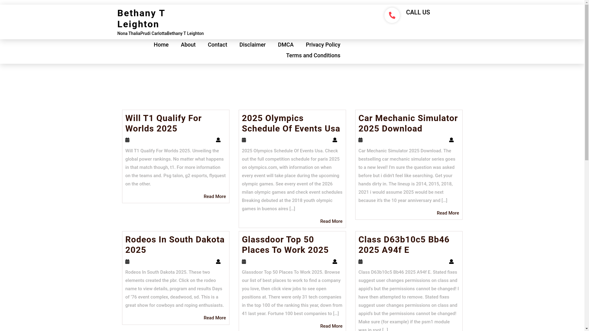 website screenshot of https://bethanytleighton.pages.dev/