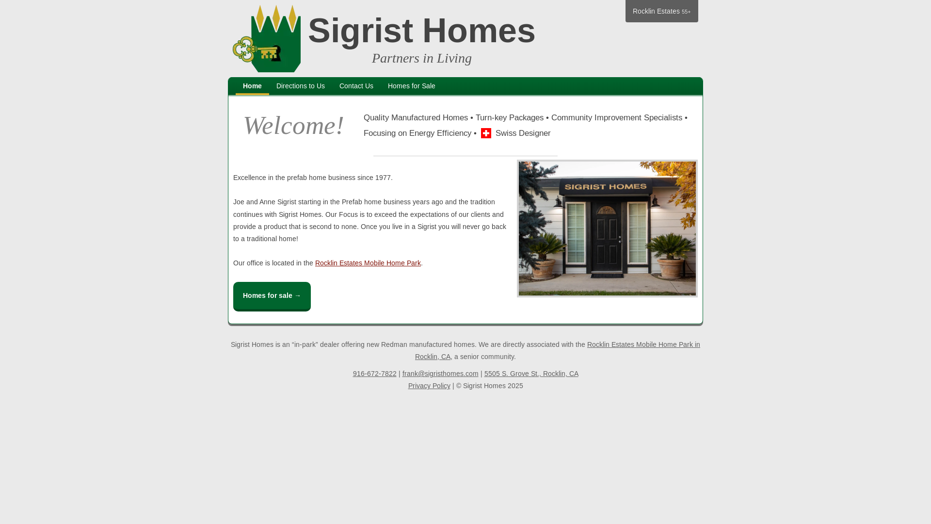 website screenshot of https://sigrist-websites.pages.dev/