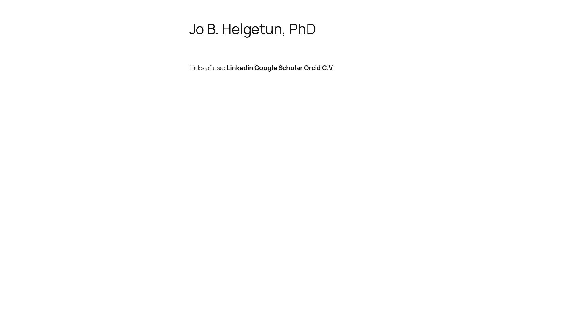 website screenshot of https://johelgetun.com/