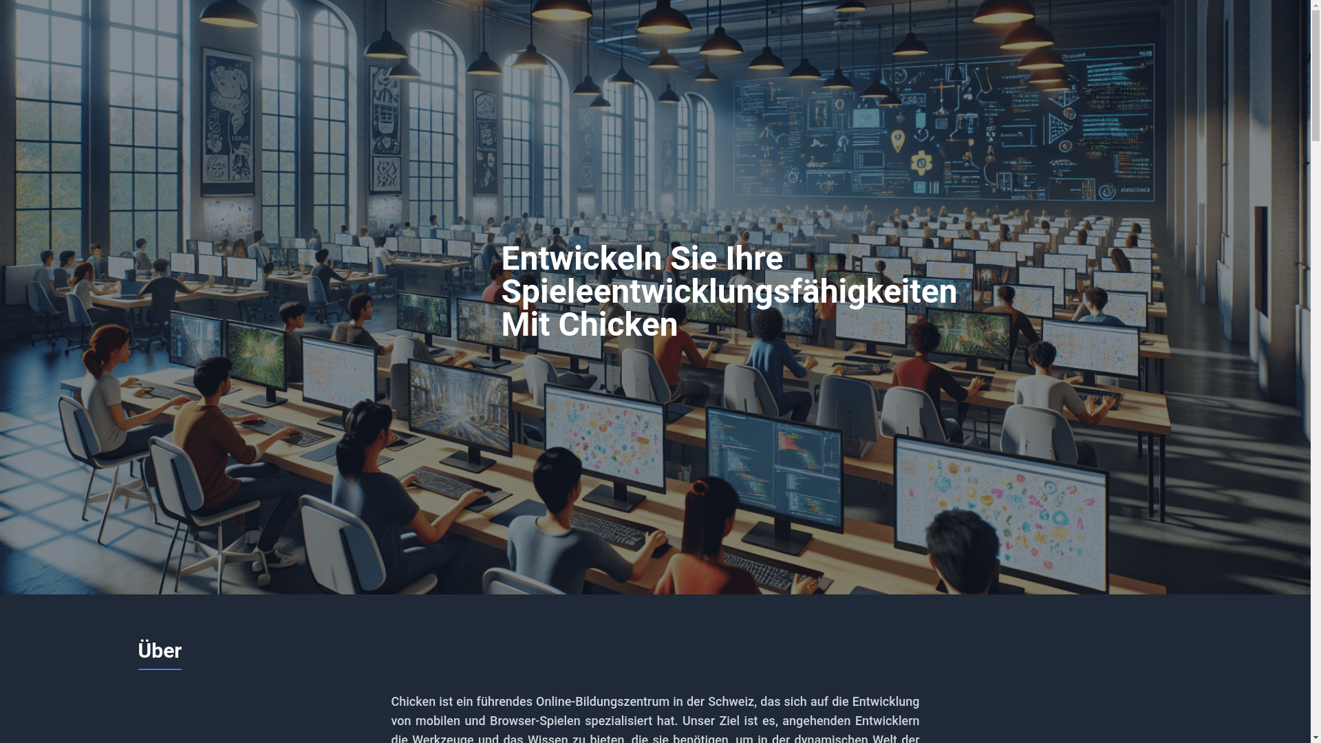 website screenshot of https://chickencourseroad.com/
