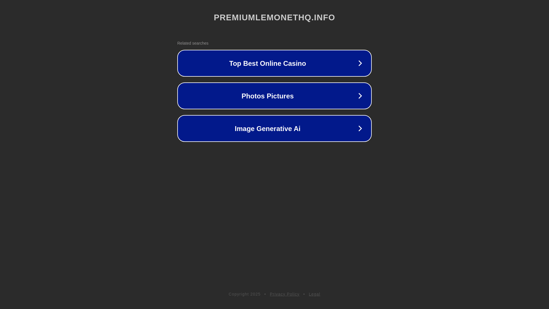 website screenshot of https://premiumlemonethq.info/