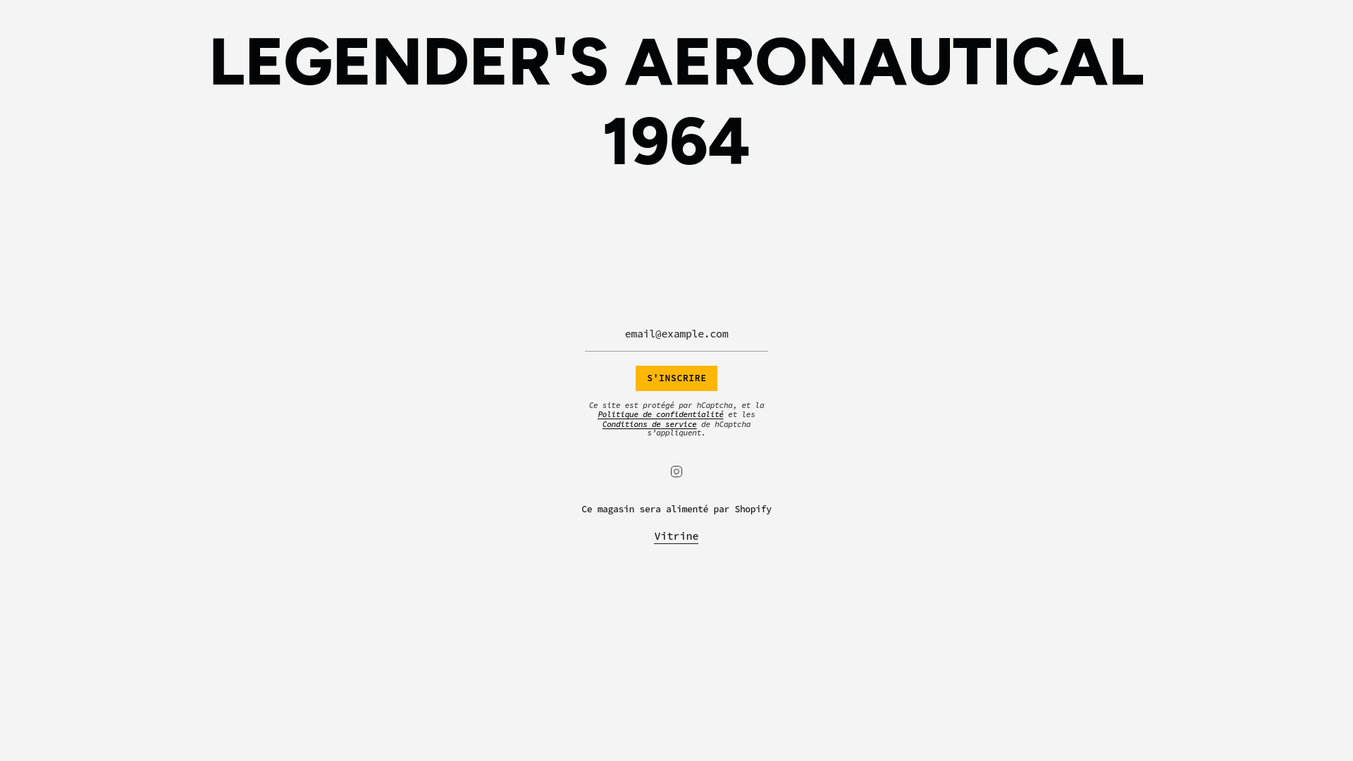 website screenshot of https://legendersaeronautical1964.com/