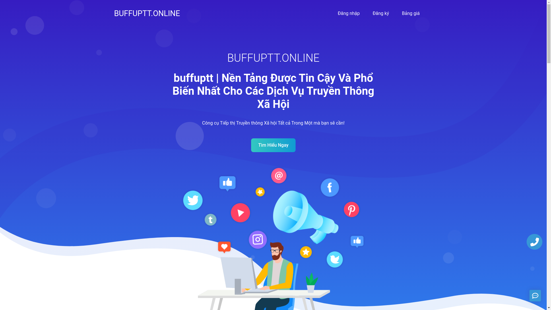 website screenshot of https://buffuptt.online/