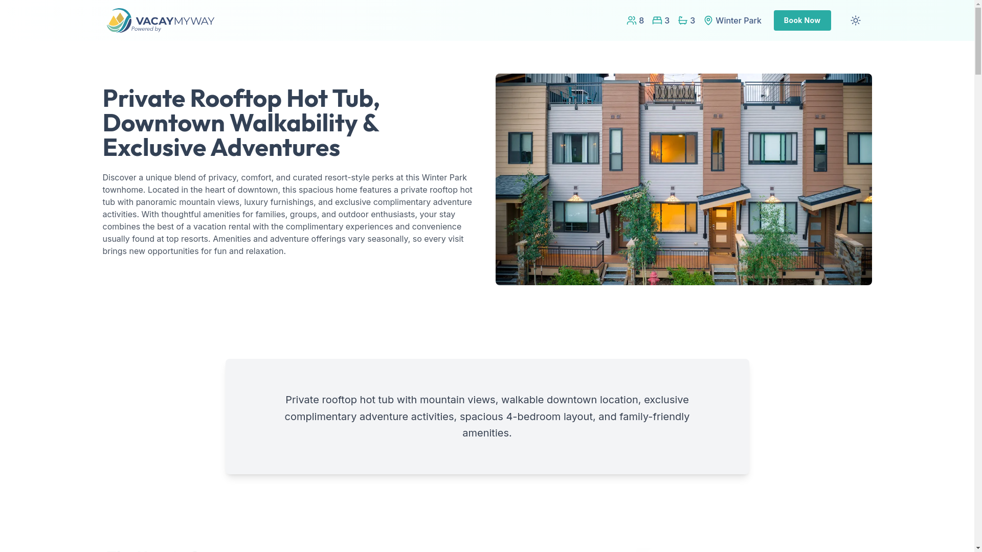 website screenshot of https://adrenalinesummit.house/