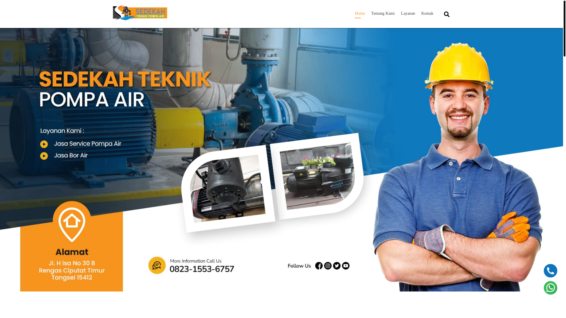 website screenshot of https://jasapompaairterdekat.com/