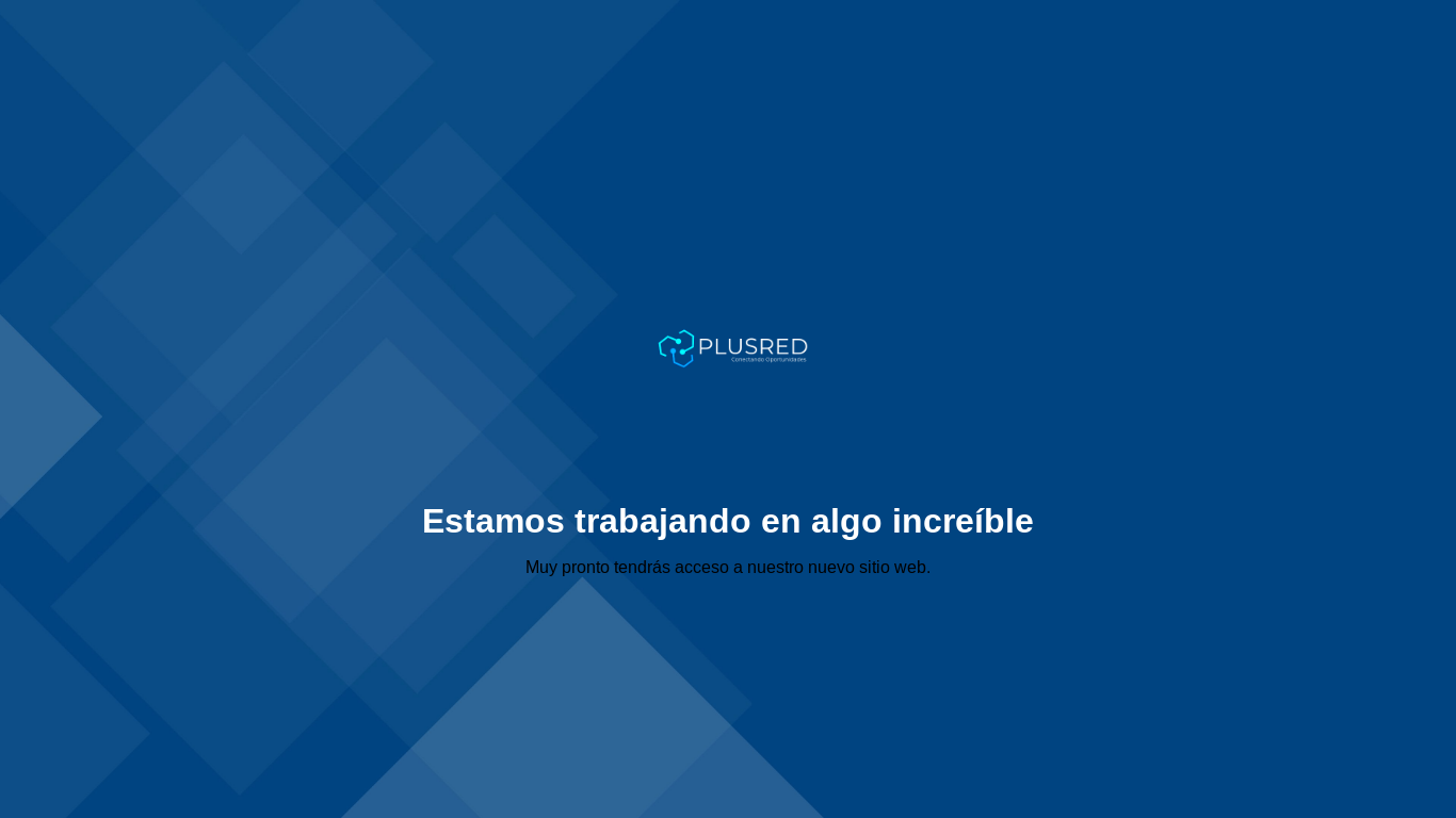 website screenshot of https://plusredla.com/