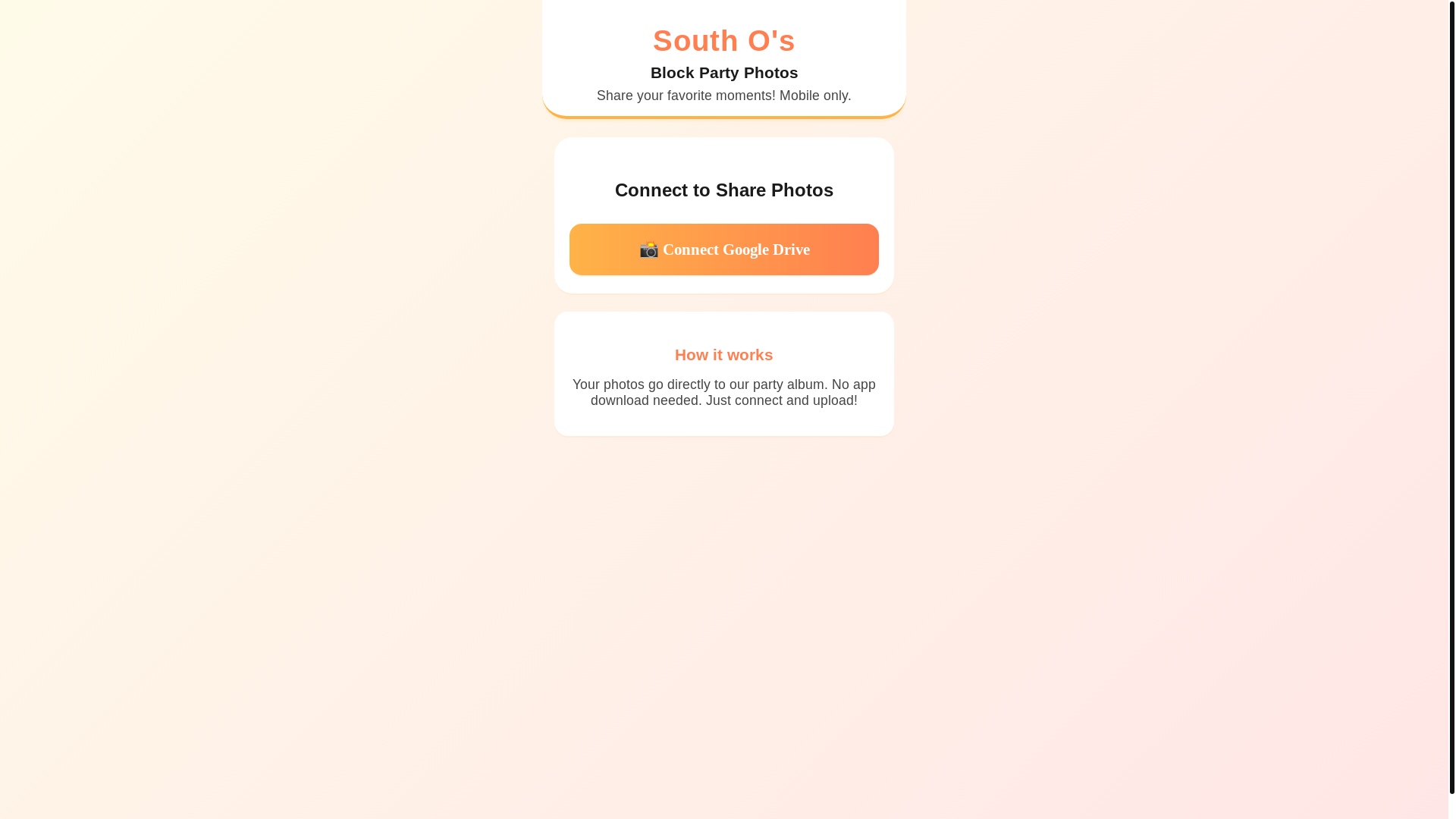 website screenshot of https://southoblockparty.com/