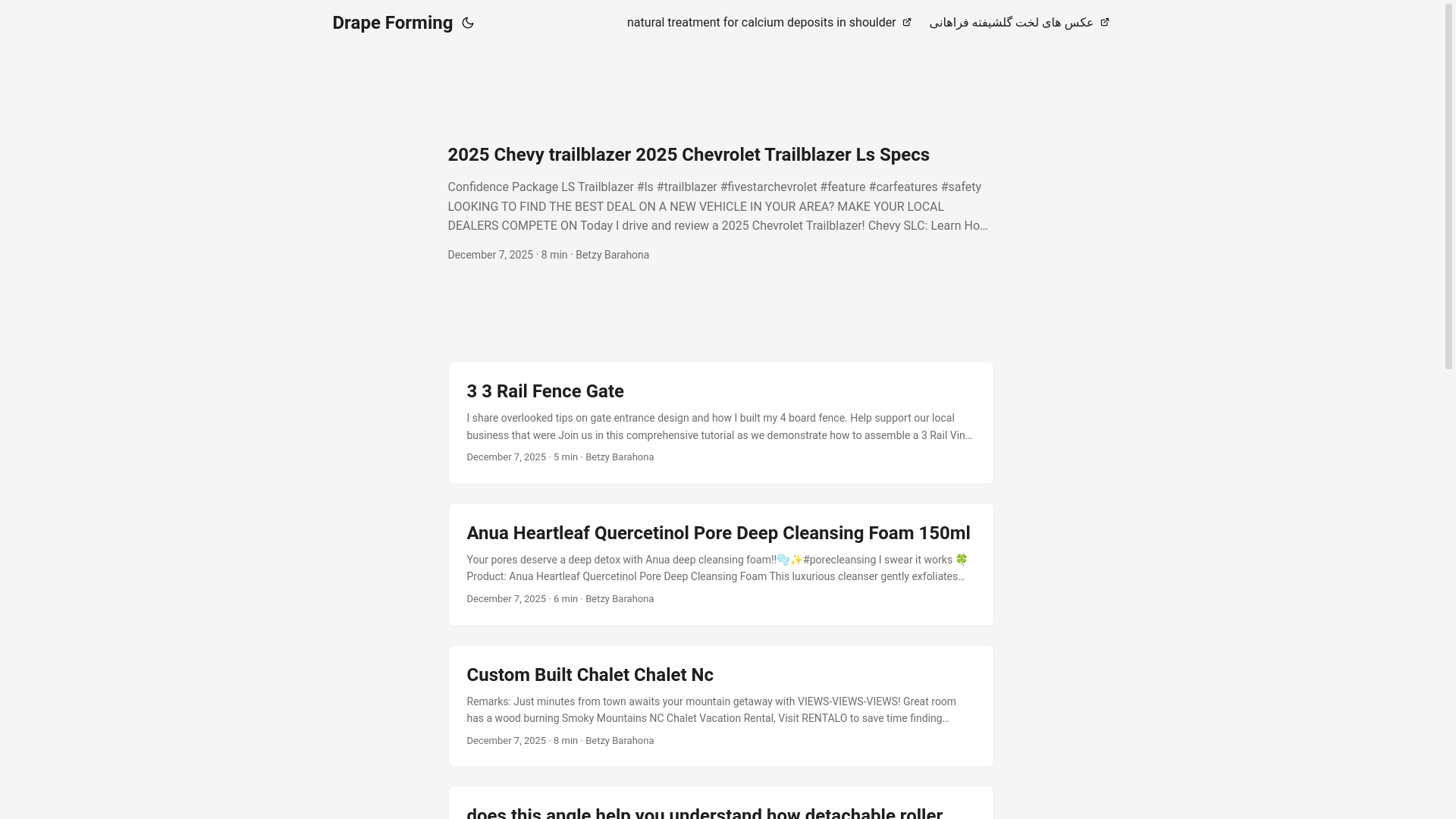 website screenshot of https://drapeforming.pages.dev/