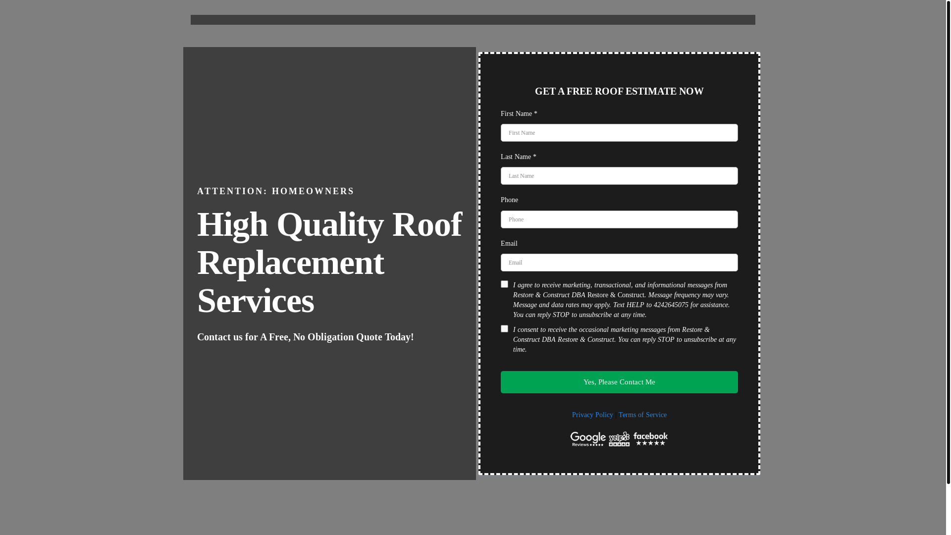 website screenshot of https://gorestoreandconstruct.com/