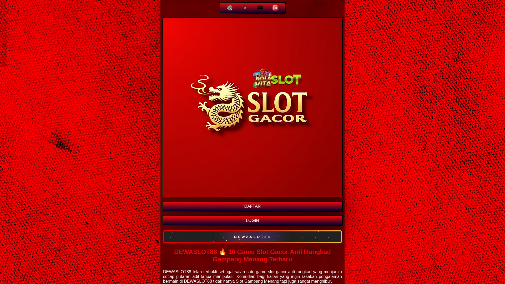 website screenshot of https://gampang-menang-734.pages.dev/