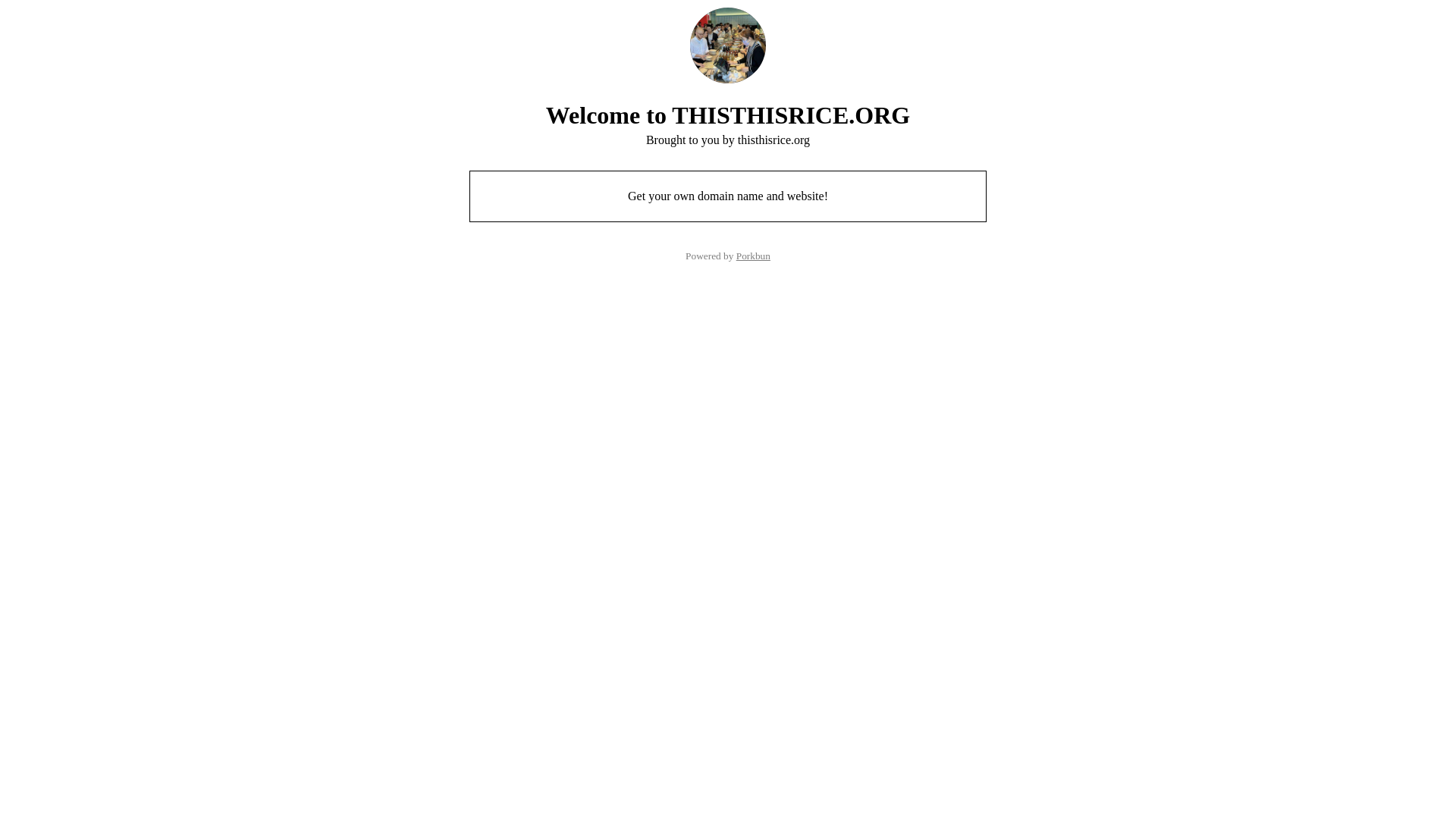 website screenshot of https://thisthisrice.org/