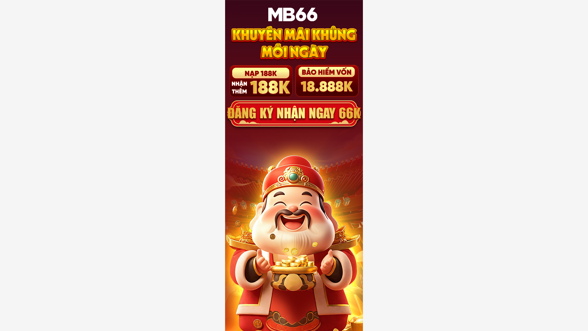website screenshot of https://mb66khuyenmai.website/