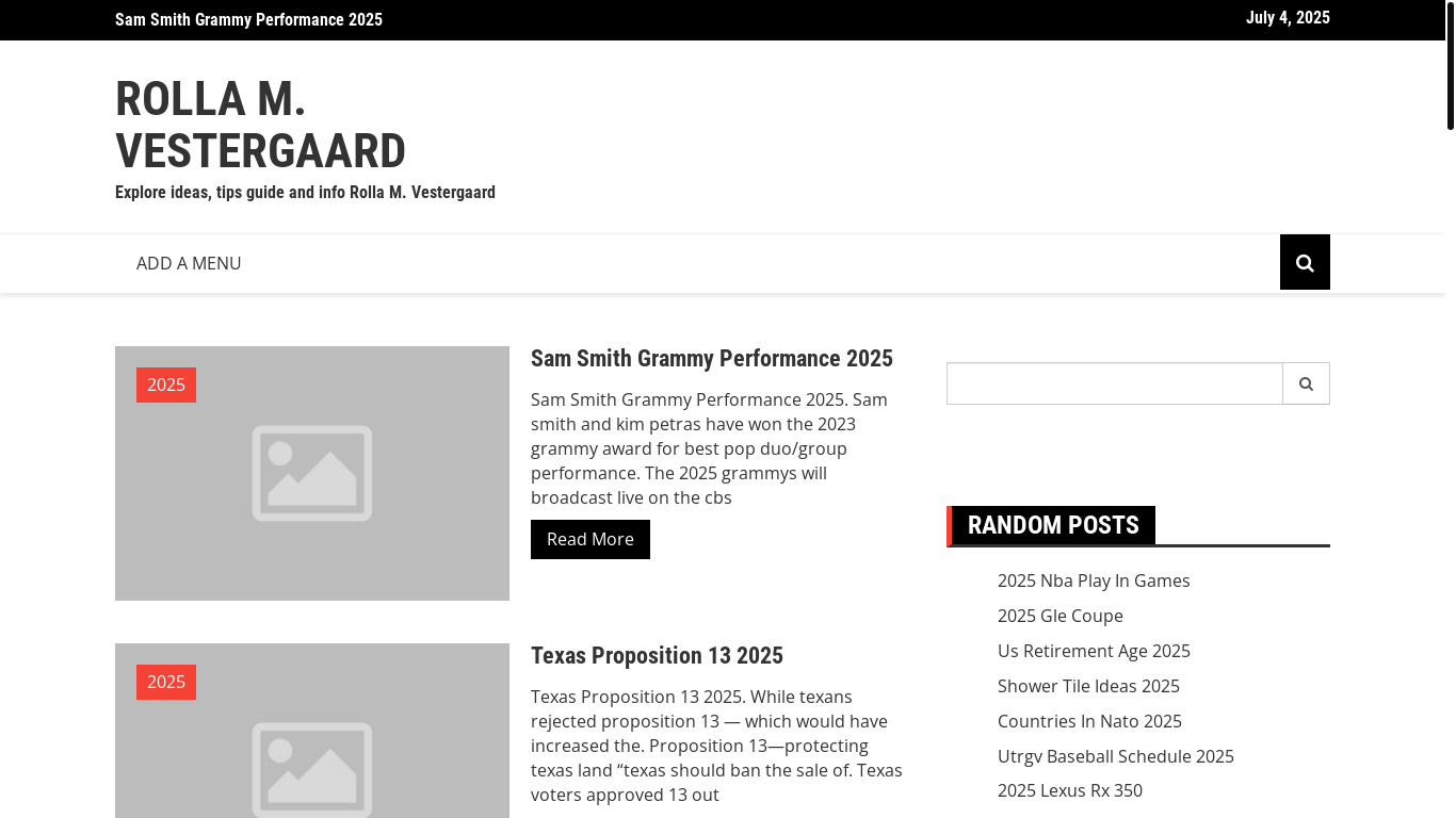 website screenshot of https://rollavestergaardm.pages.dev/