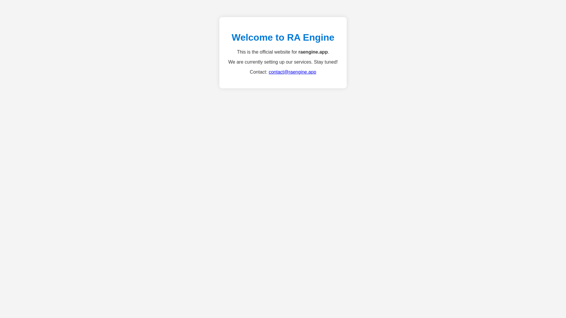 website screenshot of https://web-raengine-app.pages.dev/